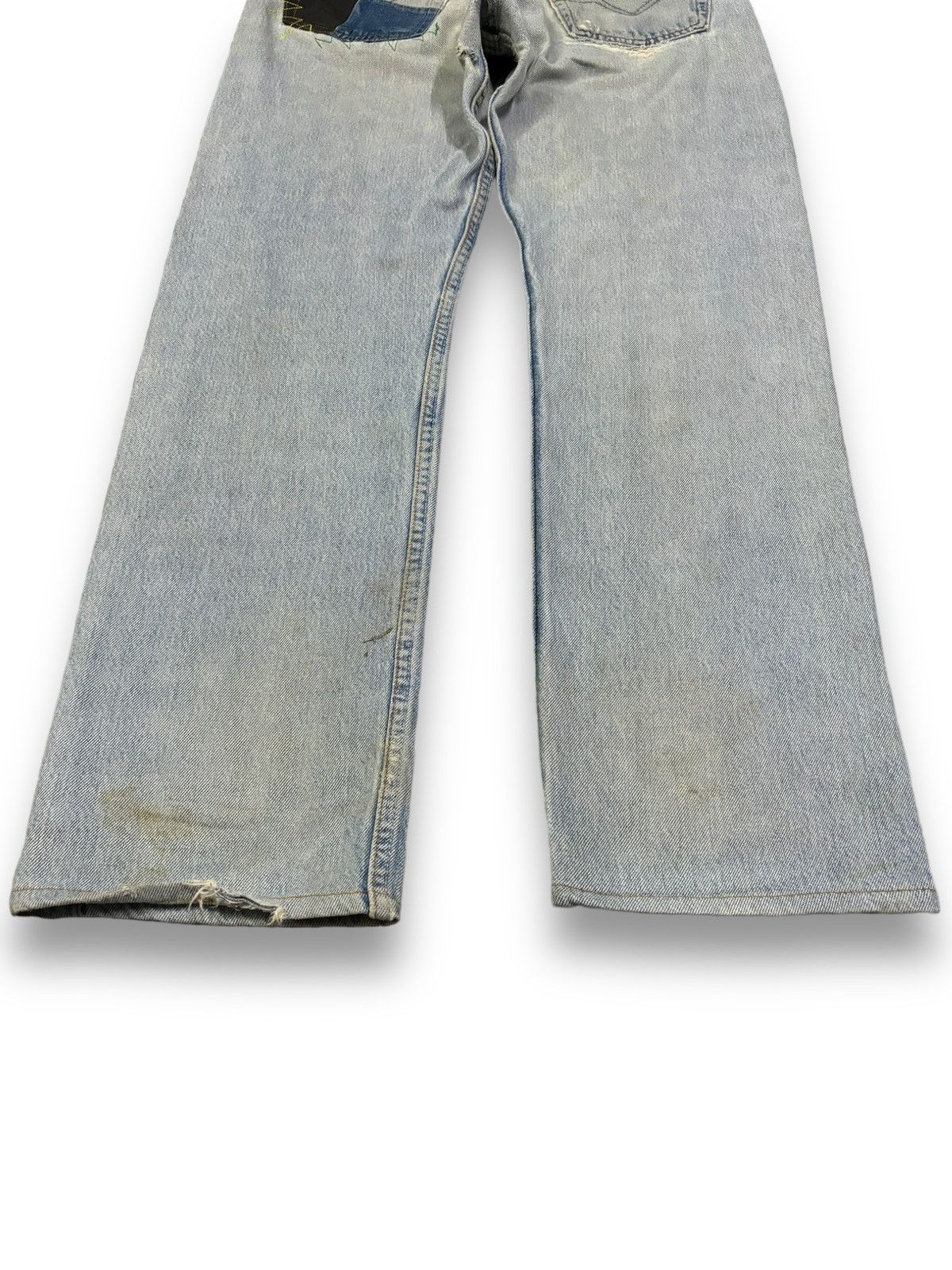 Kapital Vintage Levis 501 Patchwork Jeans Reconstructed by Kalimera Size US 32 / EU 48 - 19 Thumbnail