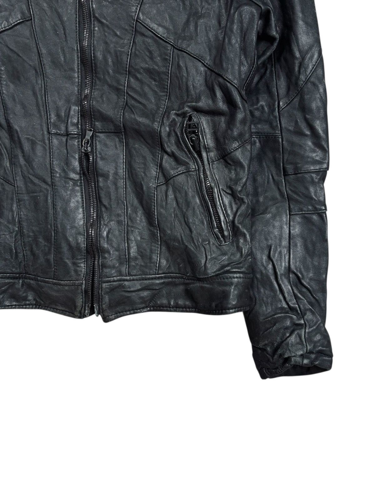 Ekam 2000s Halb - Apocalypse Leather Jacket Size US M / EU 48-50 / 2 - 6 Thumbnail