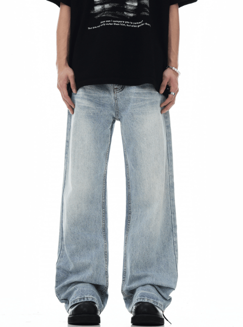 Japanese Brand × Vintage Retro washed simple versatile casual flared jeans Size US 32 / EU 48 - 1 Thumbnail