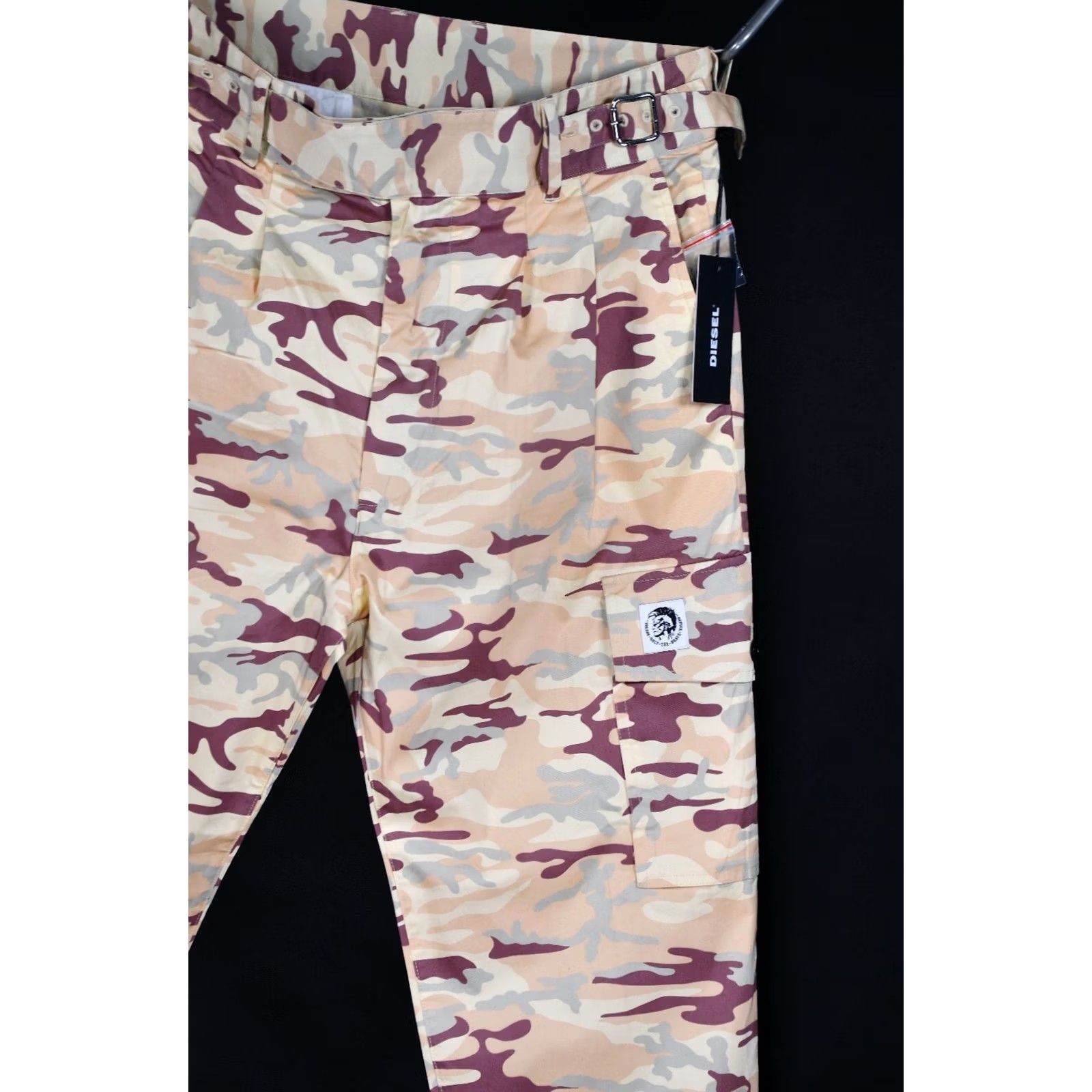 Diesel Diesel Cargo Pants Mens Camouflage Casual Size 30 Multicolor Cotton Regular Waist 42cm Length 103cm Inseam 70cm Size US 30 / EU 46 - 4 Thumbnail