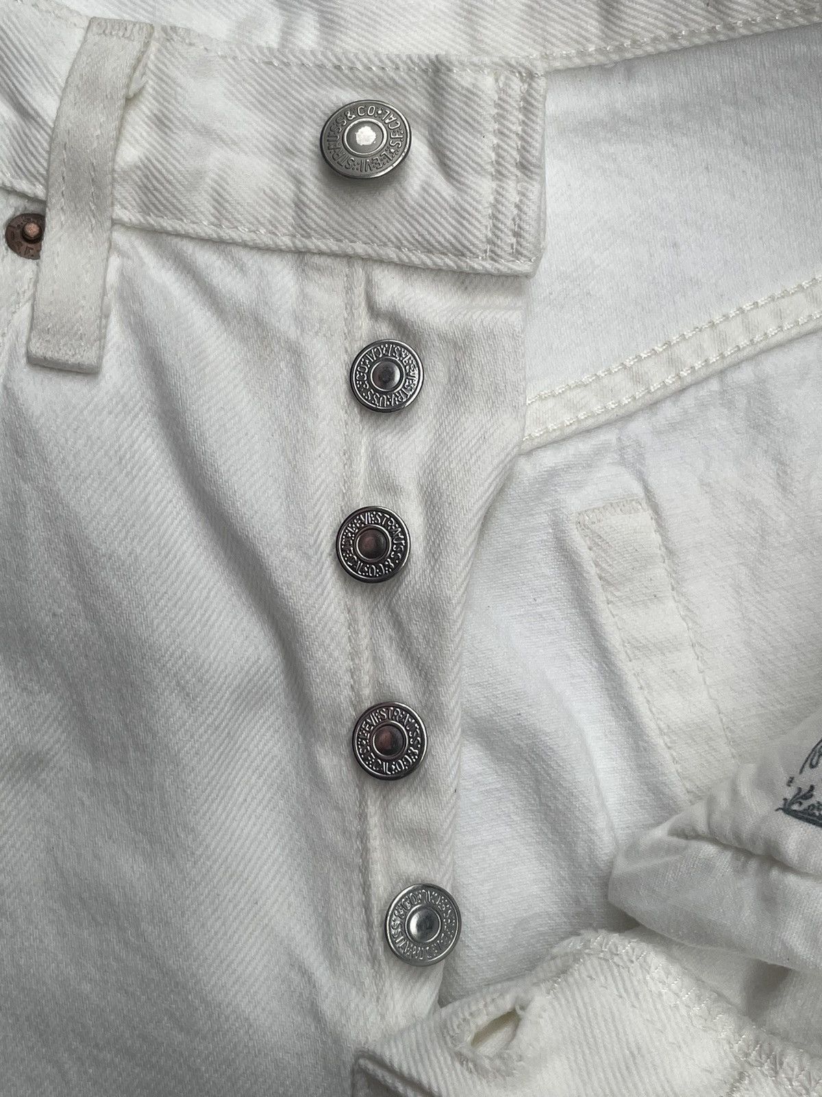 Levi's Levis 501 Big E Skinny Distresed Denim Size US 28 / EU 44 - 23 Thumbnail