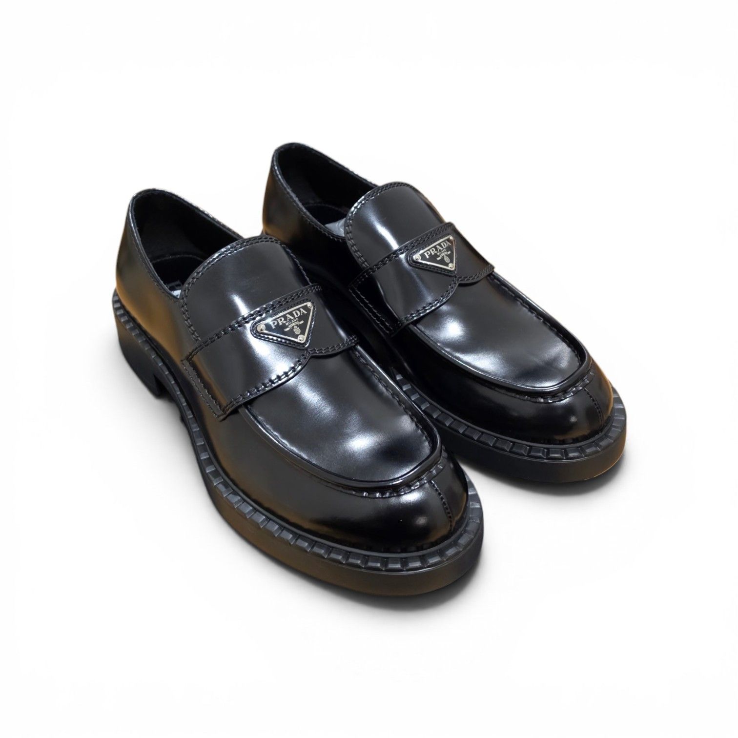 Prada Prada SS24 Razor Brushed Leather Loafers - UK10 | Grailed