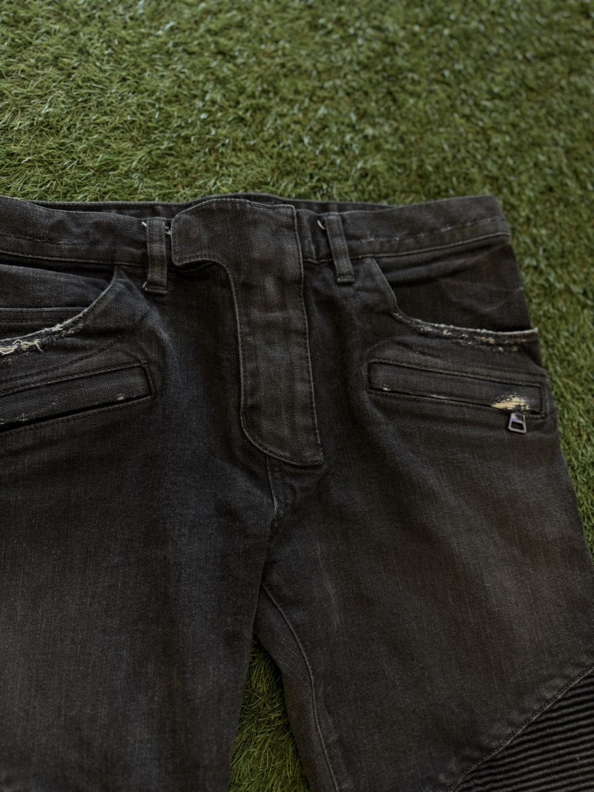 Balmain Balmain Paris Black Ripped Jeans Size 30 Size US 30 / EU 46 - 8 Thumbnail