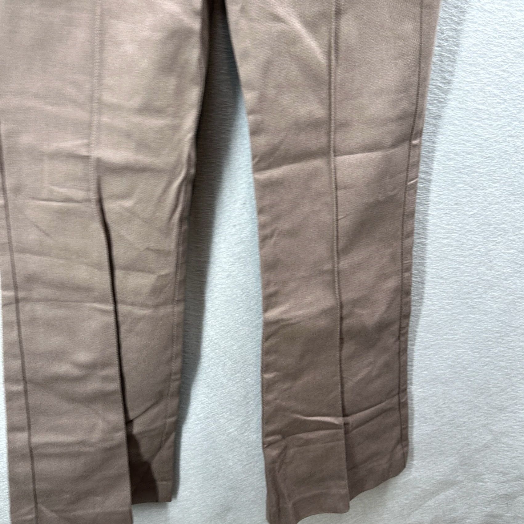 Reiss REISS Florence Flared Jeans Womens Petite 4 High Rise Cotton Front Dart Beige 90s Boho Preppy Women’s Pants Size 27" / US 4 / IT 40 - 4 Thumbnail