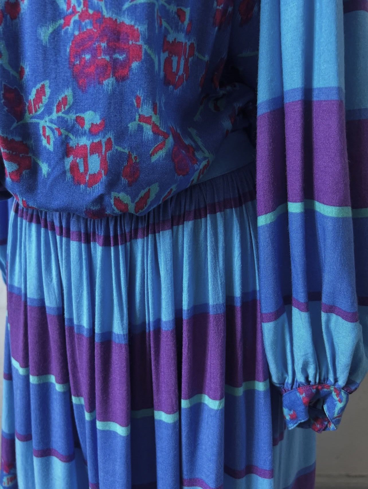 Other Vintage 1970s Anastasia set blouse skirt Francois Viannay Size M / US 6-8 / IT 42-44 - 7 Thumbnail