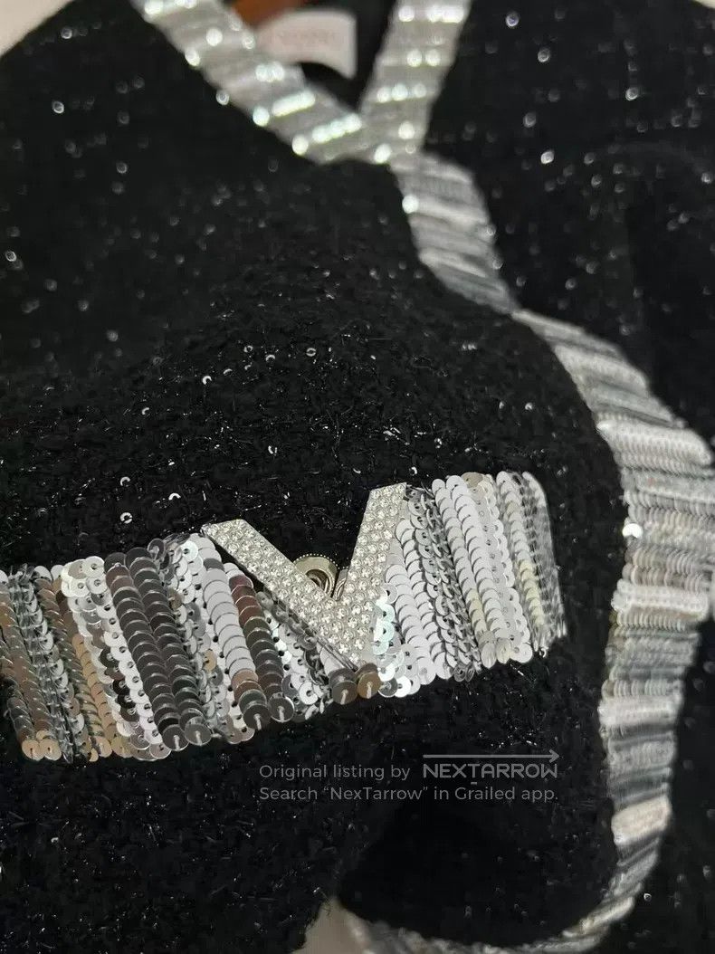 Valentino Valentino V-neck sequin cardigan jacket Size XS / US 0-2 / IT 36-38 - 4 Thumbnail