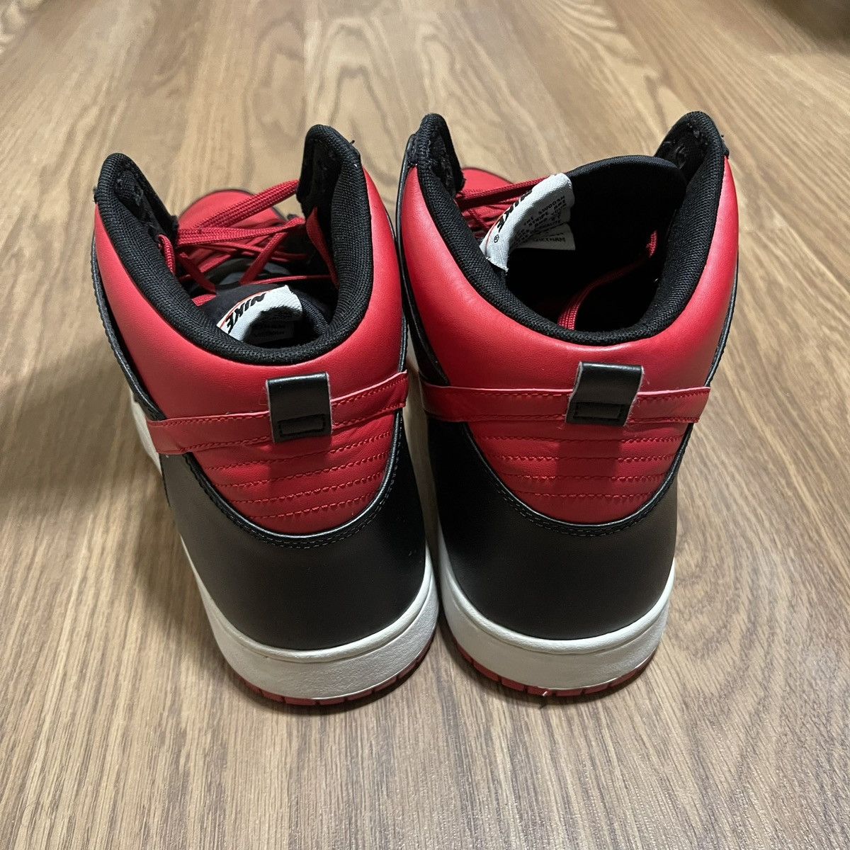 Nike SB 2014 Nike Dunk High CMFT - Bred Size US 13 / EU 46 - 5 Thumbnail