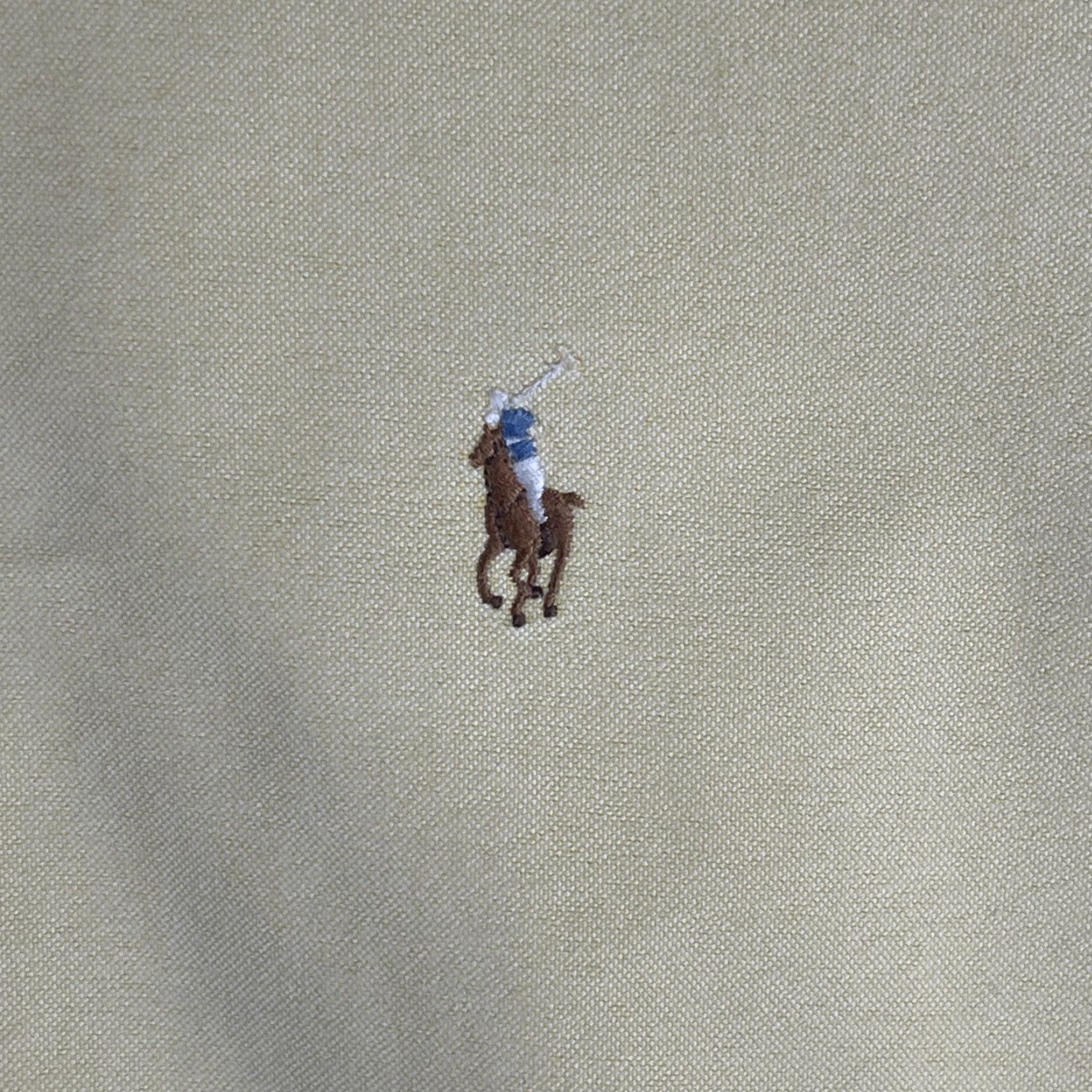Ralph Lauren Ralph Lauren Shirt Mens Large Yellow Oxford Yarmouth Button-Down Long Sleeve Pony Size US L / EU 52-54 / 3 - 3 Thumbnail