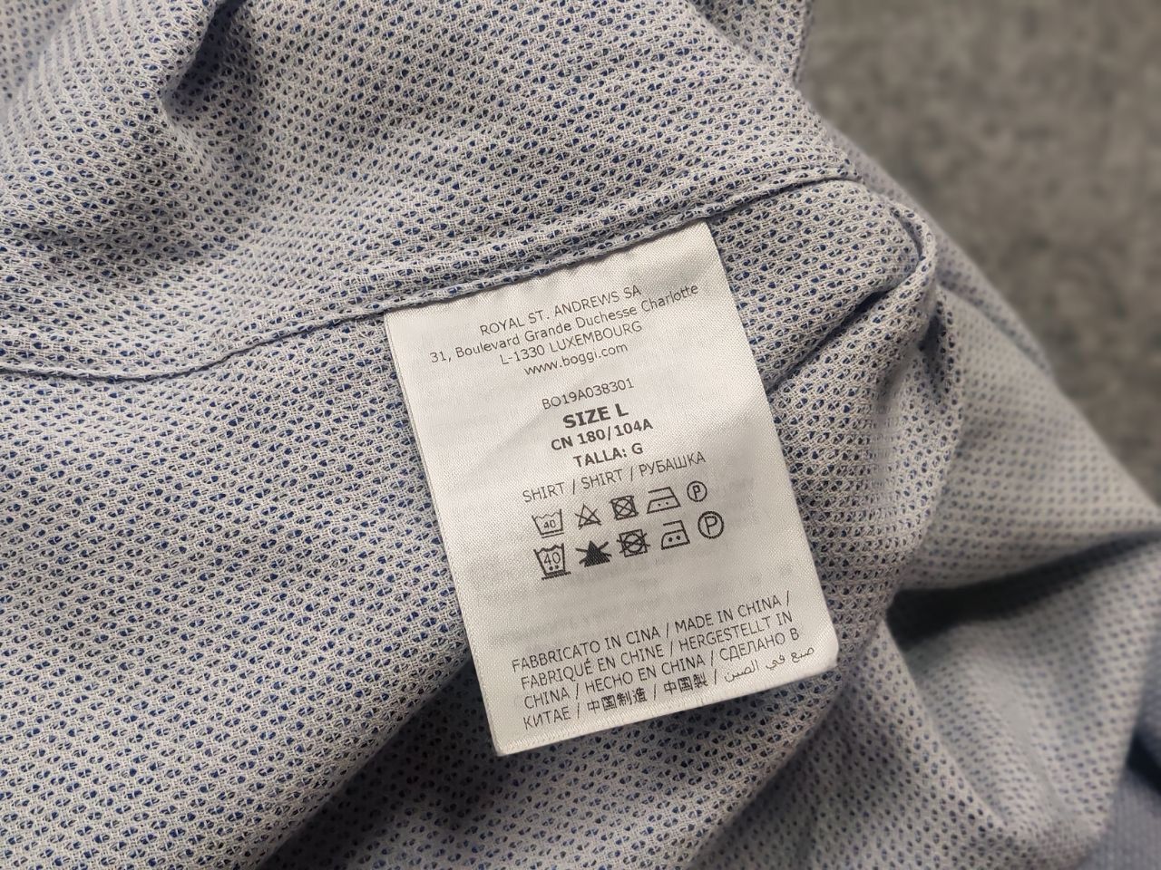 Boggi Boggi Milano Design Regular Fit Button Long sleeve Shirt Size US L / EU 52-54 / 3 - 13 Thumbnail