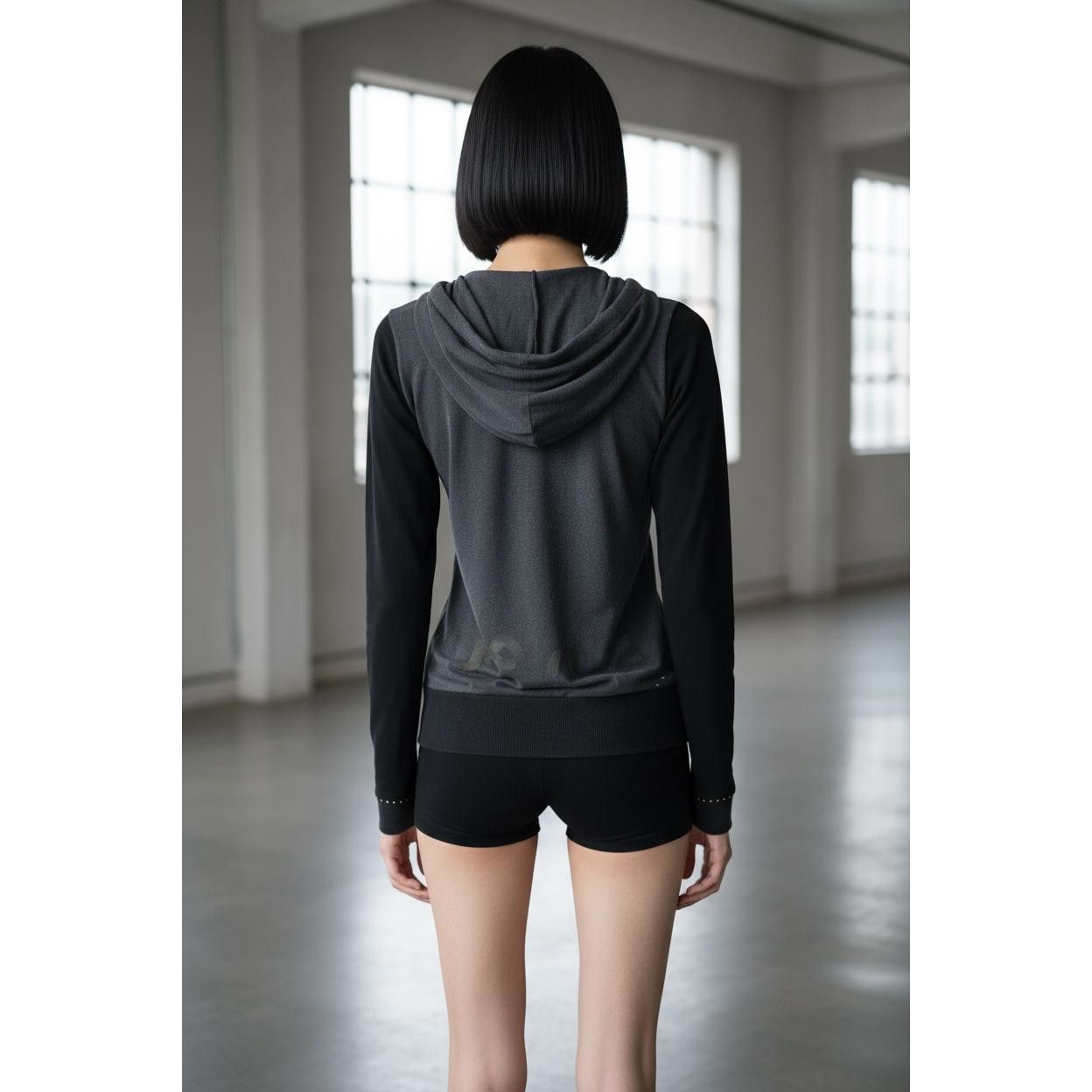Other The Cop Copine 2 Piece Set: Draped Hoodie and Turtleck Size ONE SIZE - 6 Thumbnail