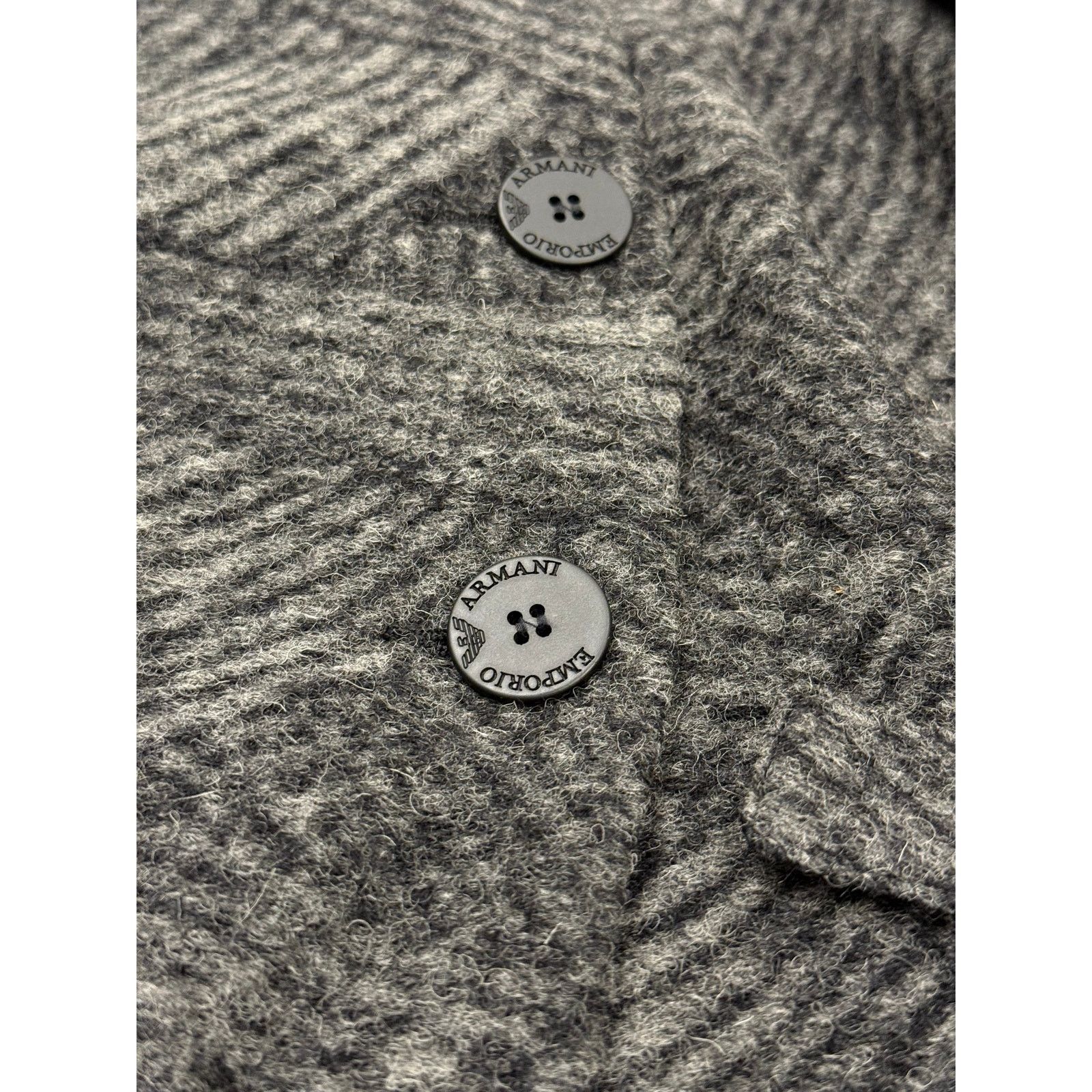 Giorgio Armani 2000s Emporio Armani wool sample textured geometric jacket Size US XS / EU 42 / 0 - 5 Thumbnail