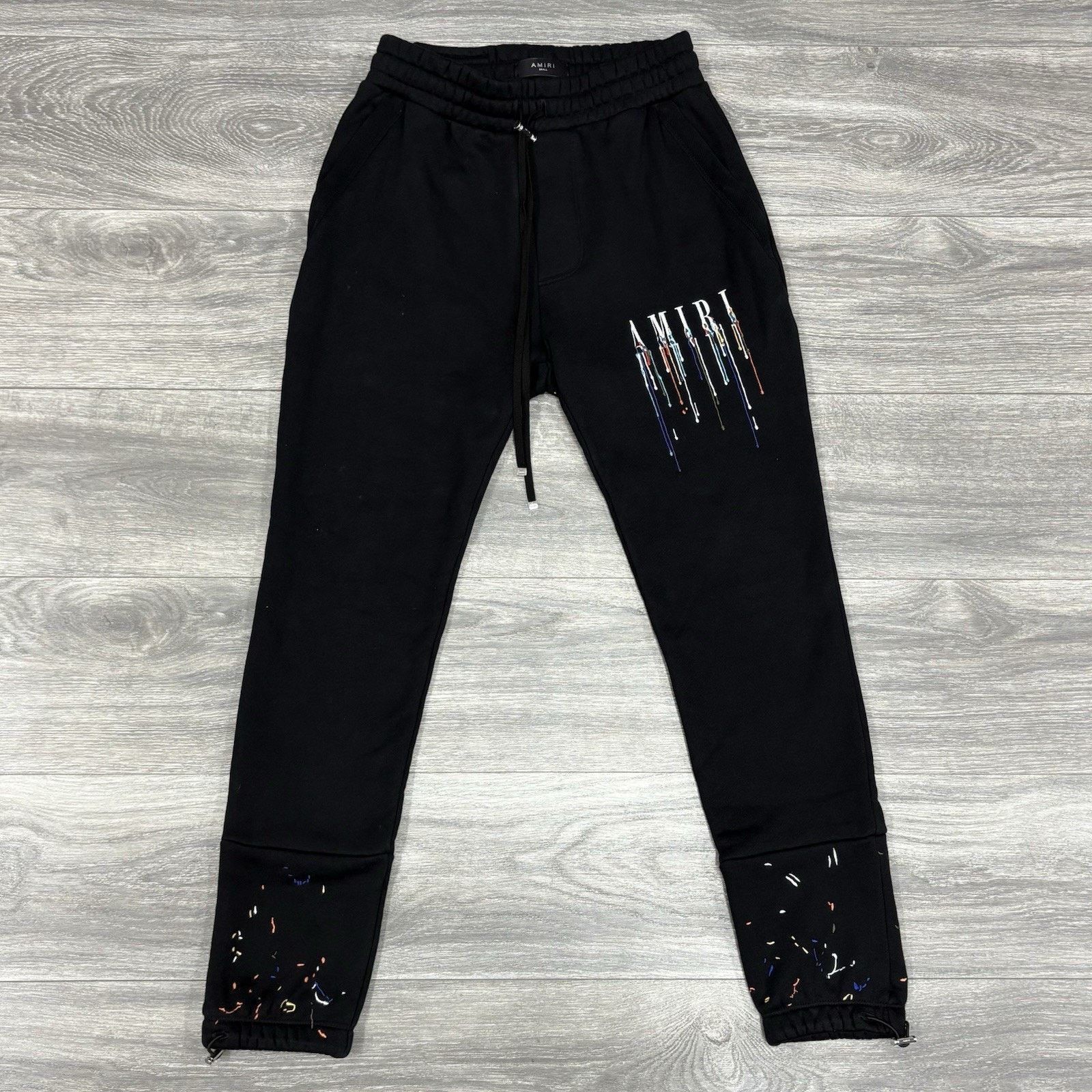 Amiri Amiri Core Logo Paint Drip Sweatpants | SUPER CLEAN! Size US 31 - 1 Thumbnail