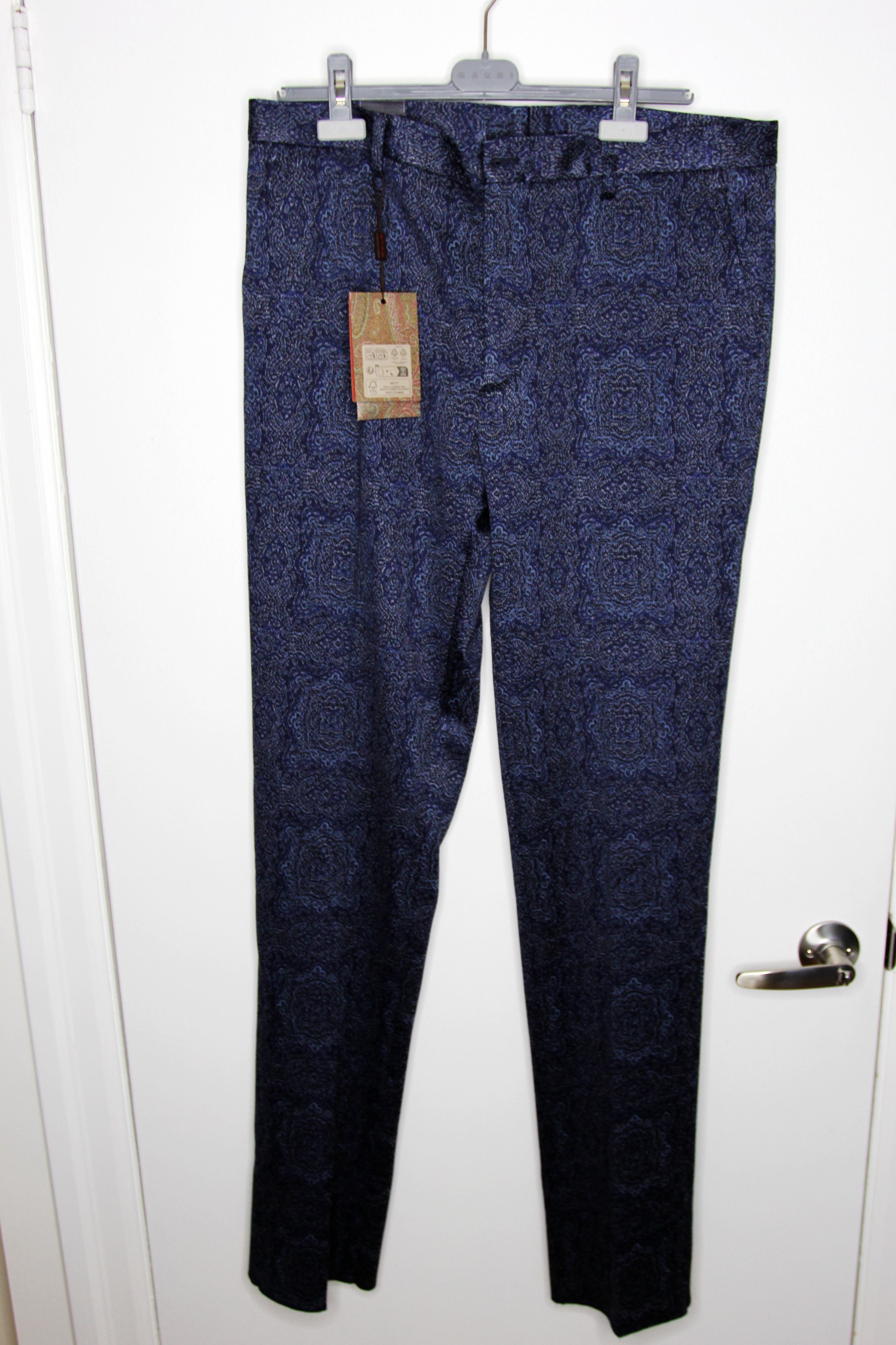 Etro BNWT AW25 ETRO PATTERNED JACQUARD TAILORED PANTS 52 Size US 36 / EU 52 - 2 Thumbnail