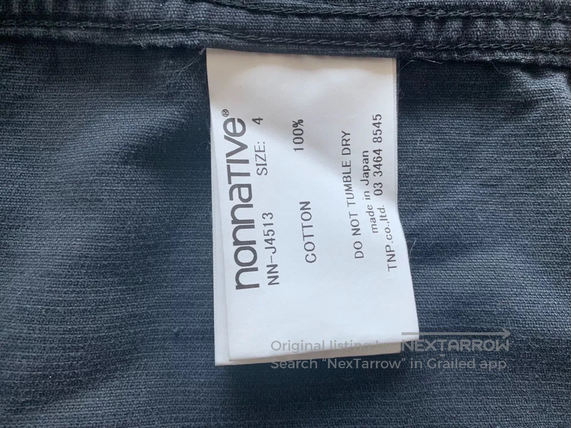 Nonnative nonnative worker 5b cotton cord jacket. Size US XL / EU 56 / 4 - 4 Thumbnail