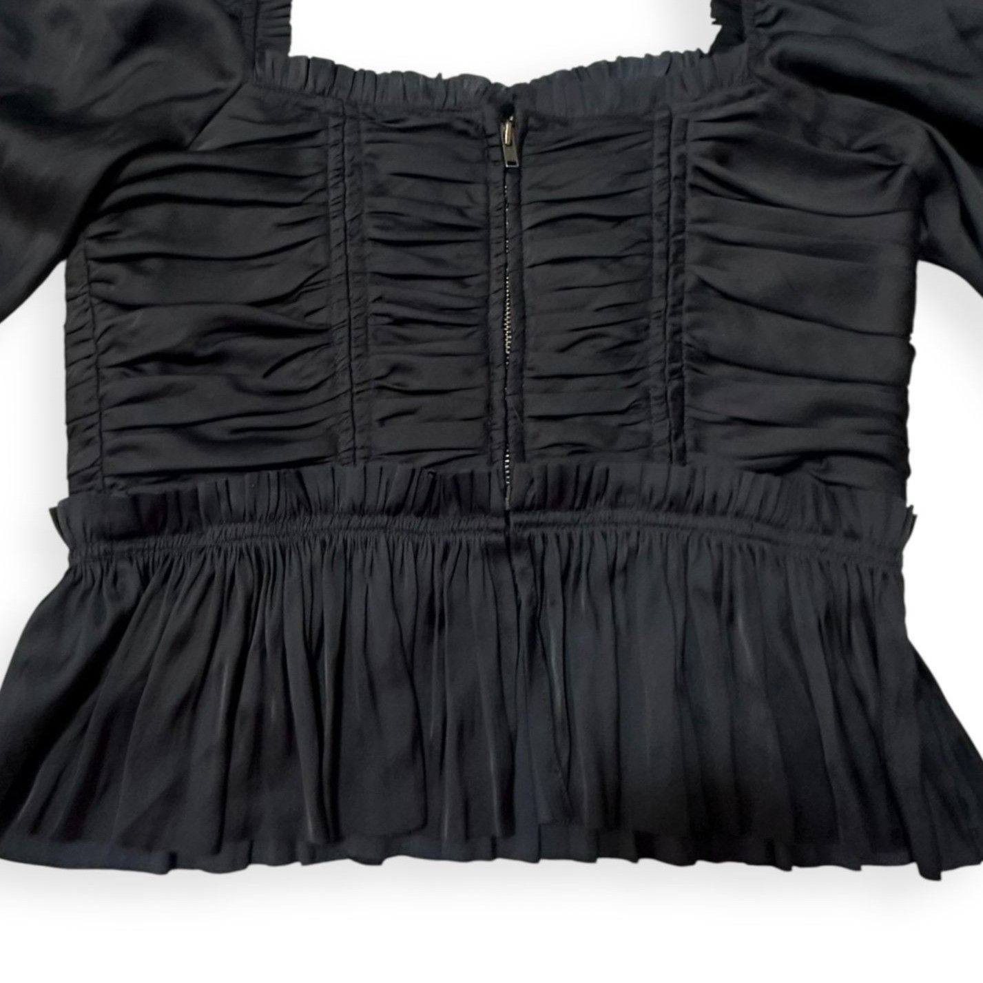 Ulla Johnson Ulla Johnson Mia Blouse in Noir (Black), Size 0, New with ta Size XS / US 0-2 / IT 36-38 - 8 Thumbnail