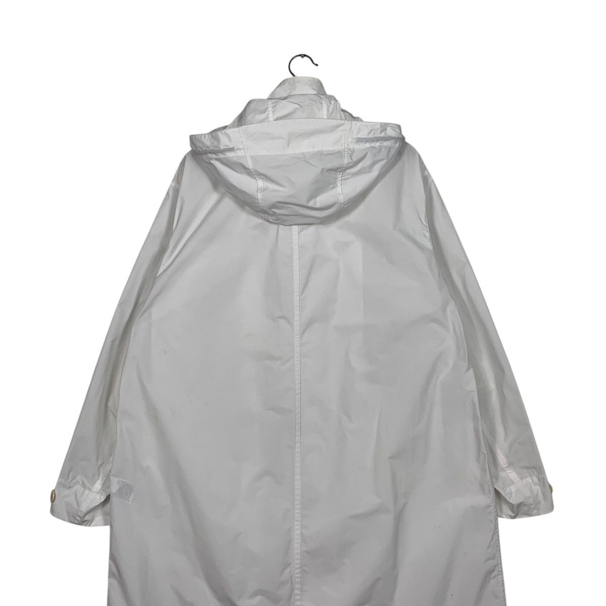 Jil Sander × Uniqlo Uniqlo Jil Sander Pure White Hooded Overcoat Size US L / EU 52-54 / 3 - 9 Thumbnail