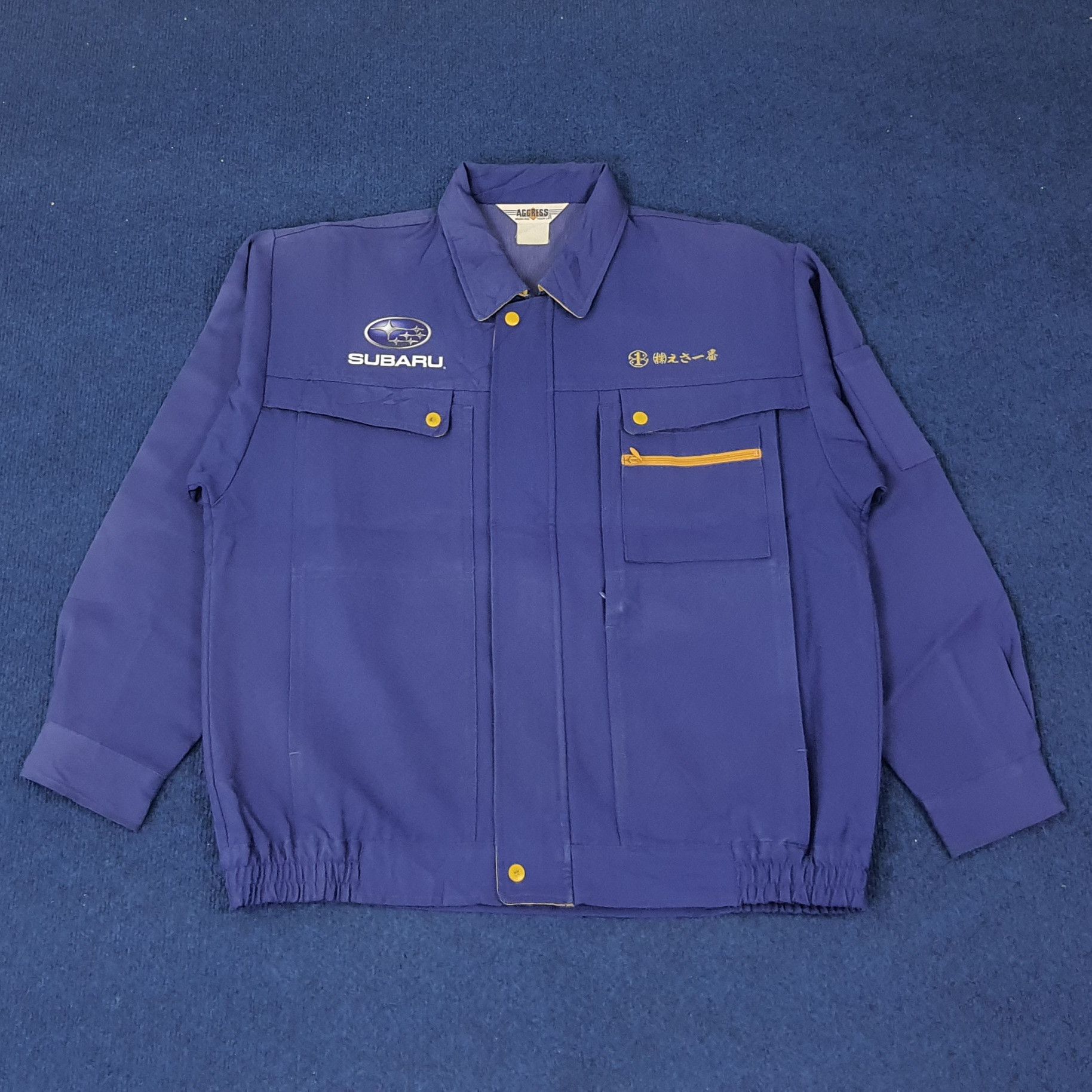 Japanese Brand × Vintage Vintage SUBARU Japan Motorsports Racing Jacket C215N27 Size US M / EU 48-50 / 2 - 3 Thumbnail