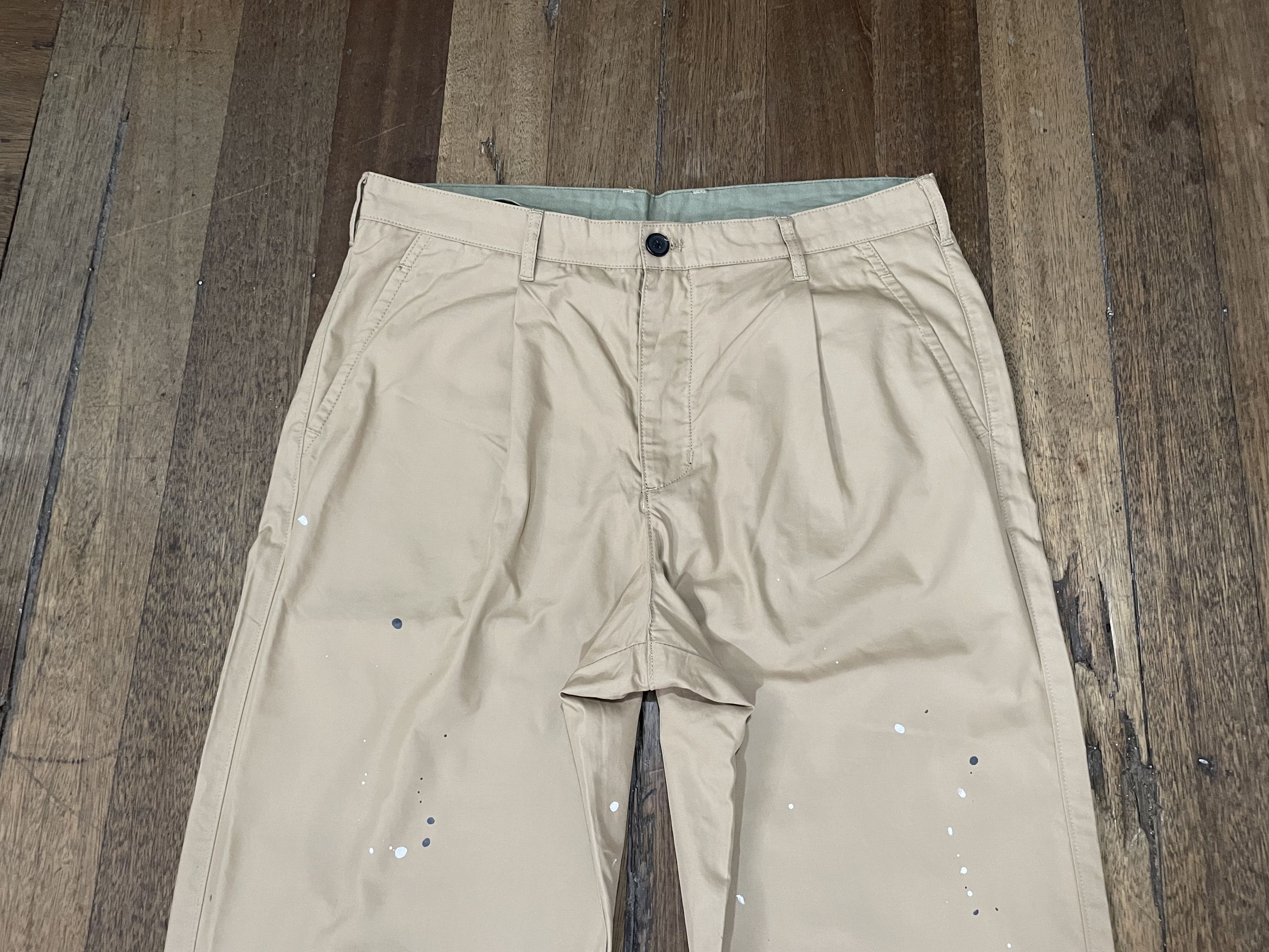 Kolor kolor 20SS paint splat khaki pants iridescent Size US 34 / EU 50 - 2 Thumbnail