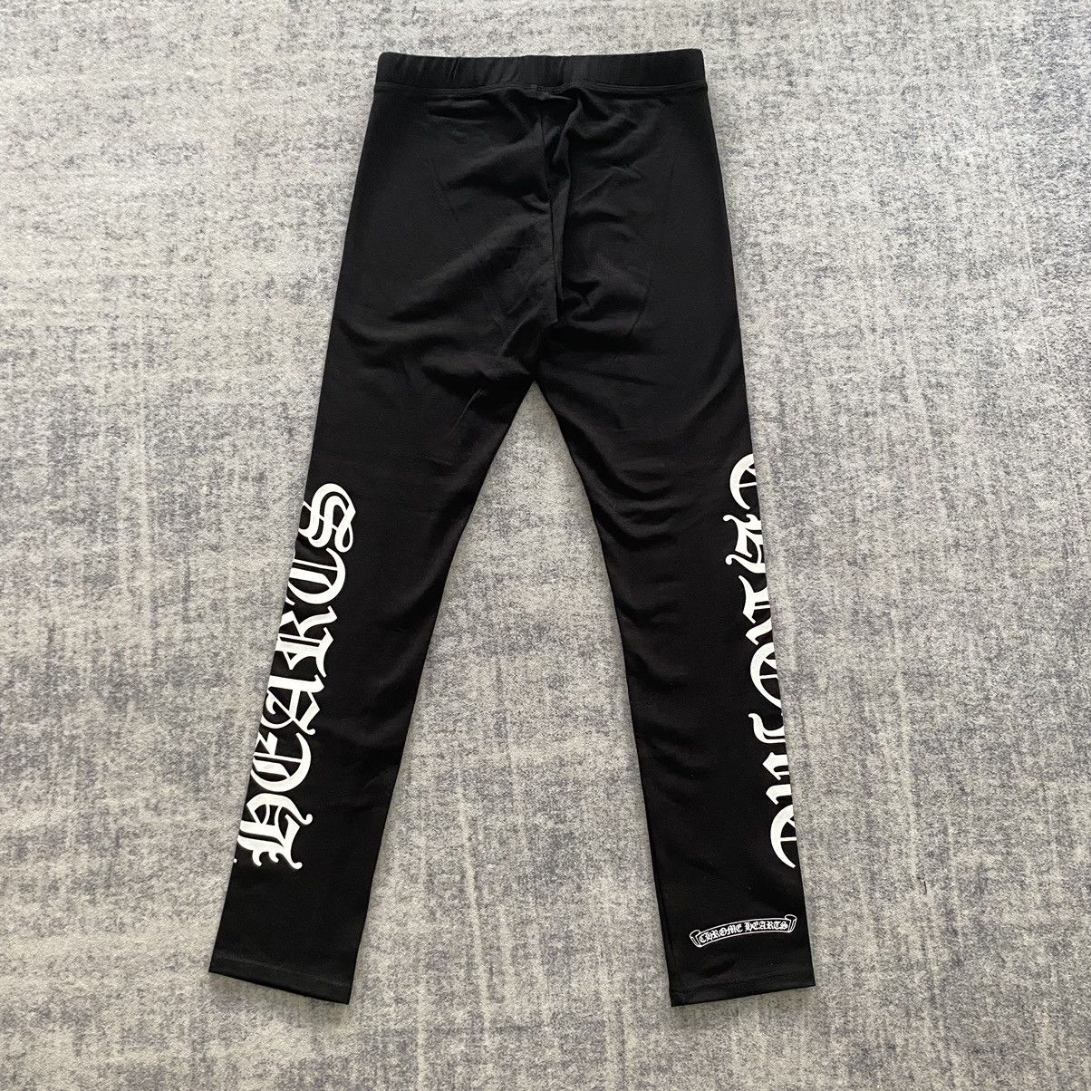 Chrome Hearts Chrome Hearts Scroll white print leggings black Size 25" / US 0 / IT 36 - 6 Thumbnail