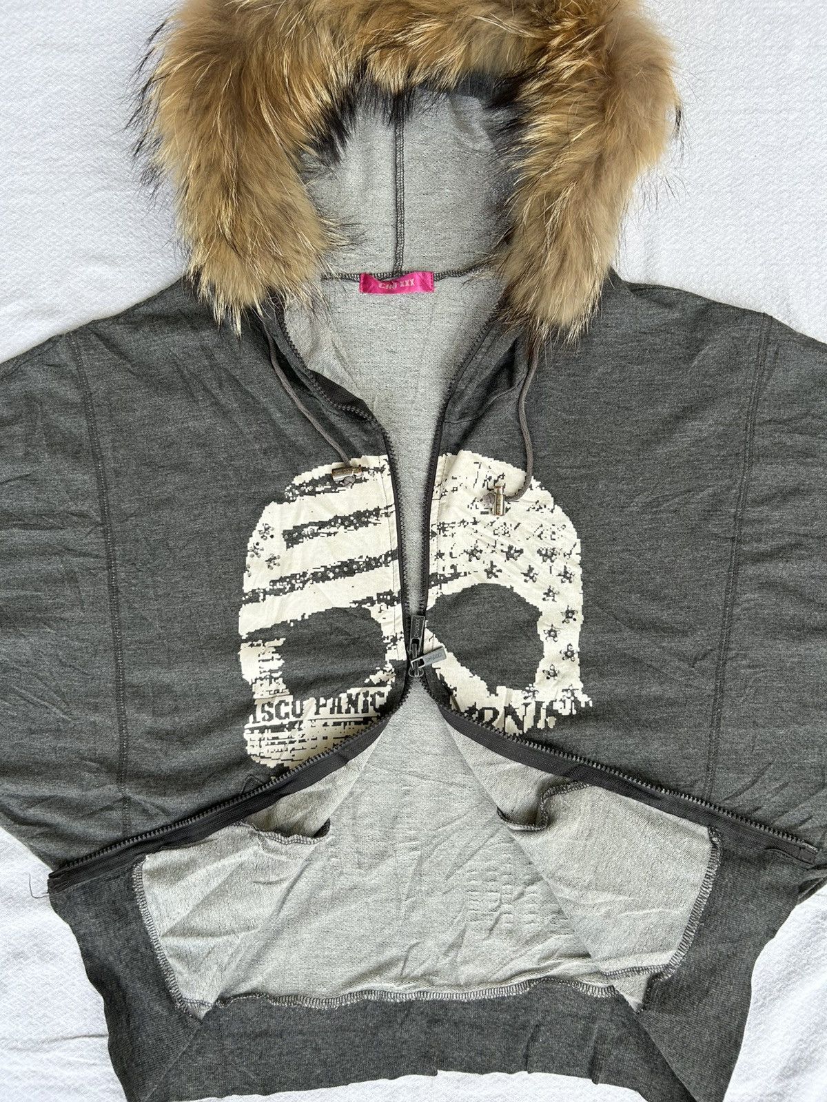 Japanese Brand Chux xxx fur hoodie skull oversized style ifsixwasnine lgb Size US L / EU 52-54 / 3 - 3 Thumbnail