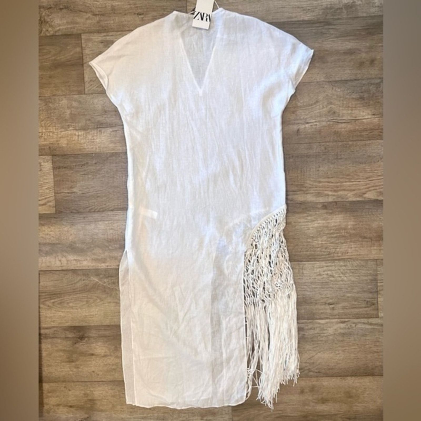 ZARA BLOGGER FAVE!!! Linen Midi Dress NWT LAST ONE!!!