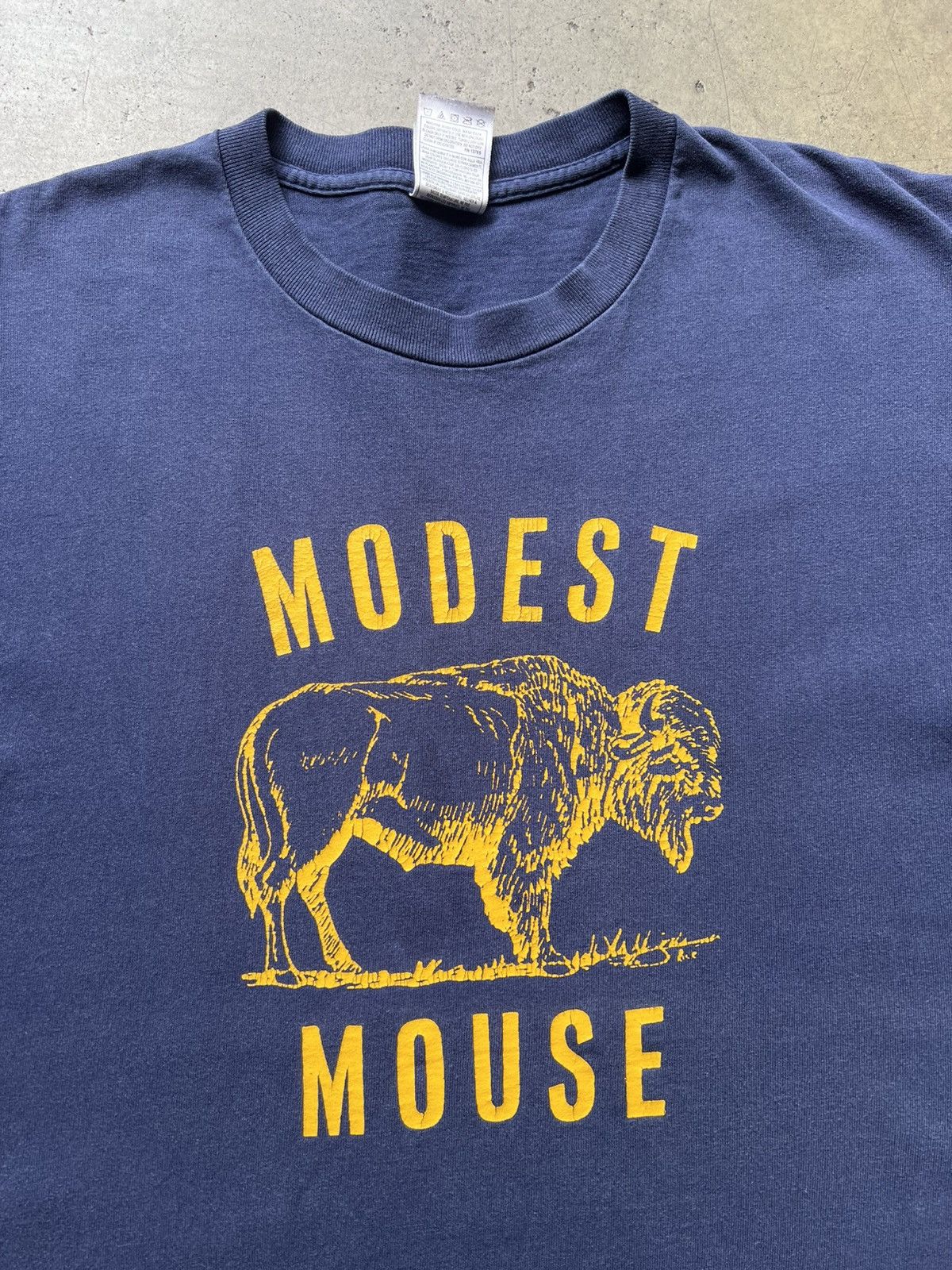 Vintage ‘00s Modest Mouse Band Tee Shirt Tour Y2K Elliott Smith Size US L / EU 52-54 / 3 - 3 Thumbnail