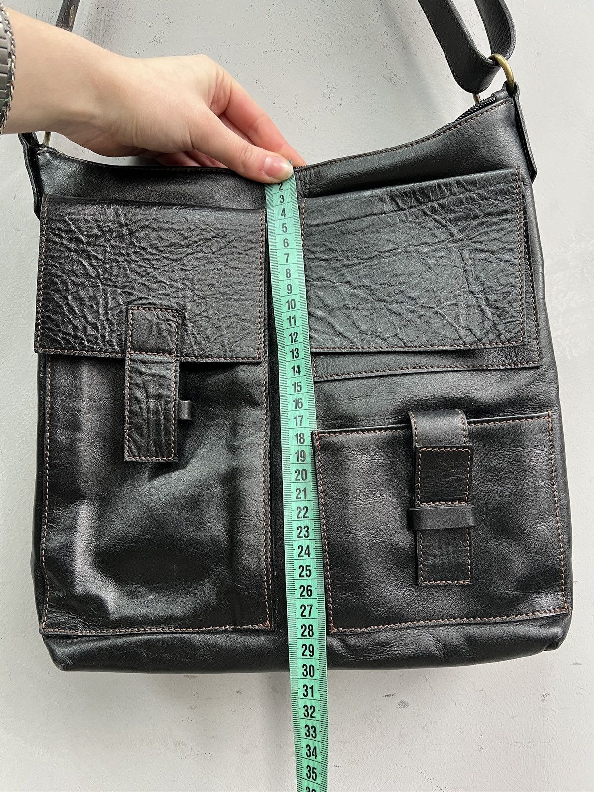 KMRii Kmrii style leather Multipocket shoulder bag y2k hype Size ONE SIZE - 9 Thumbnail