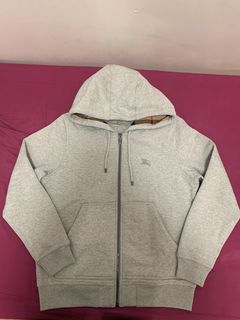 Burberry mens claredon discount full zip hoodie