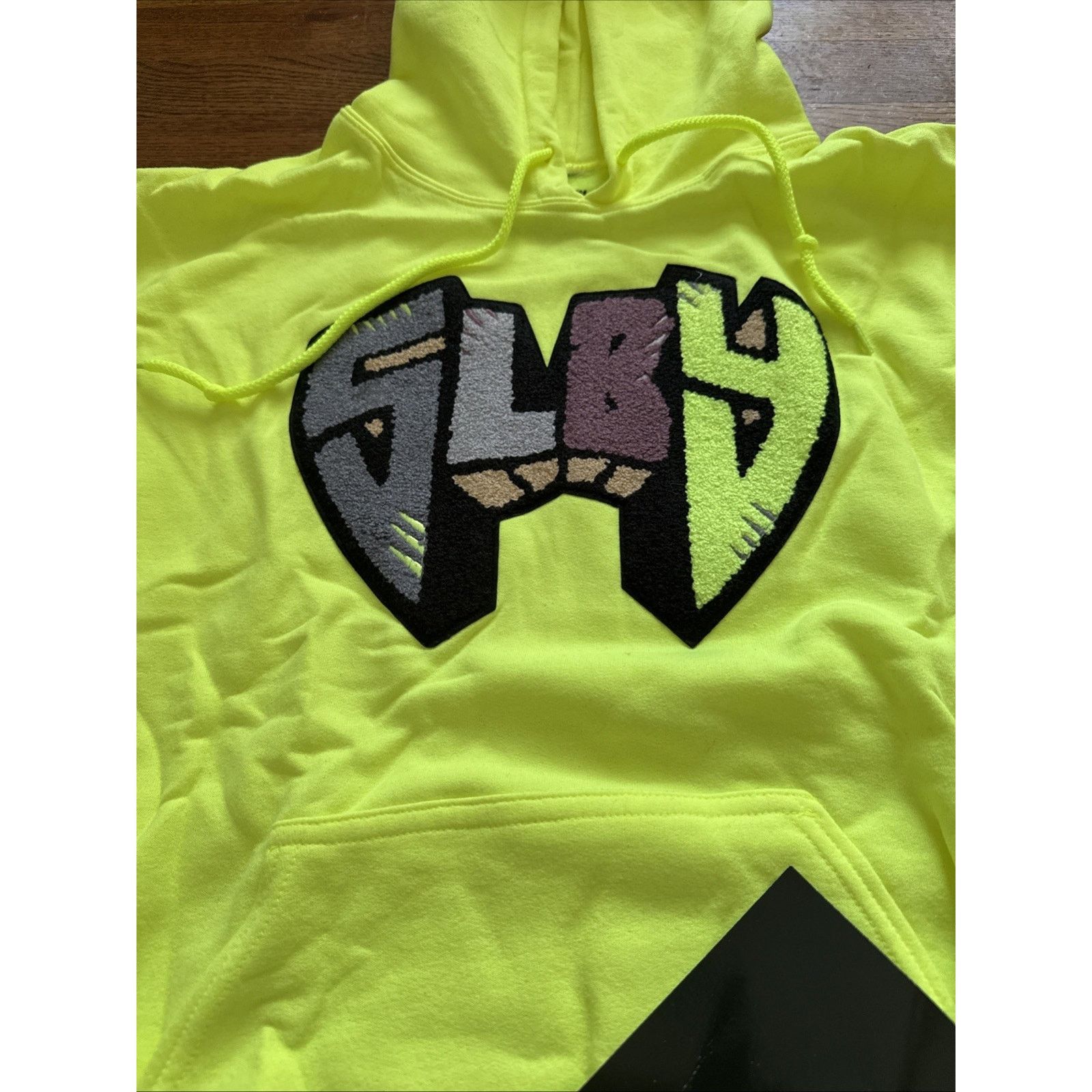 Other Rare Soleboy “SLBY” Hoodie Neon Yellow Size Med Florescent Size US M / EU 48-50 / 2 - 2 Thumbnail