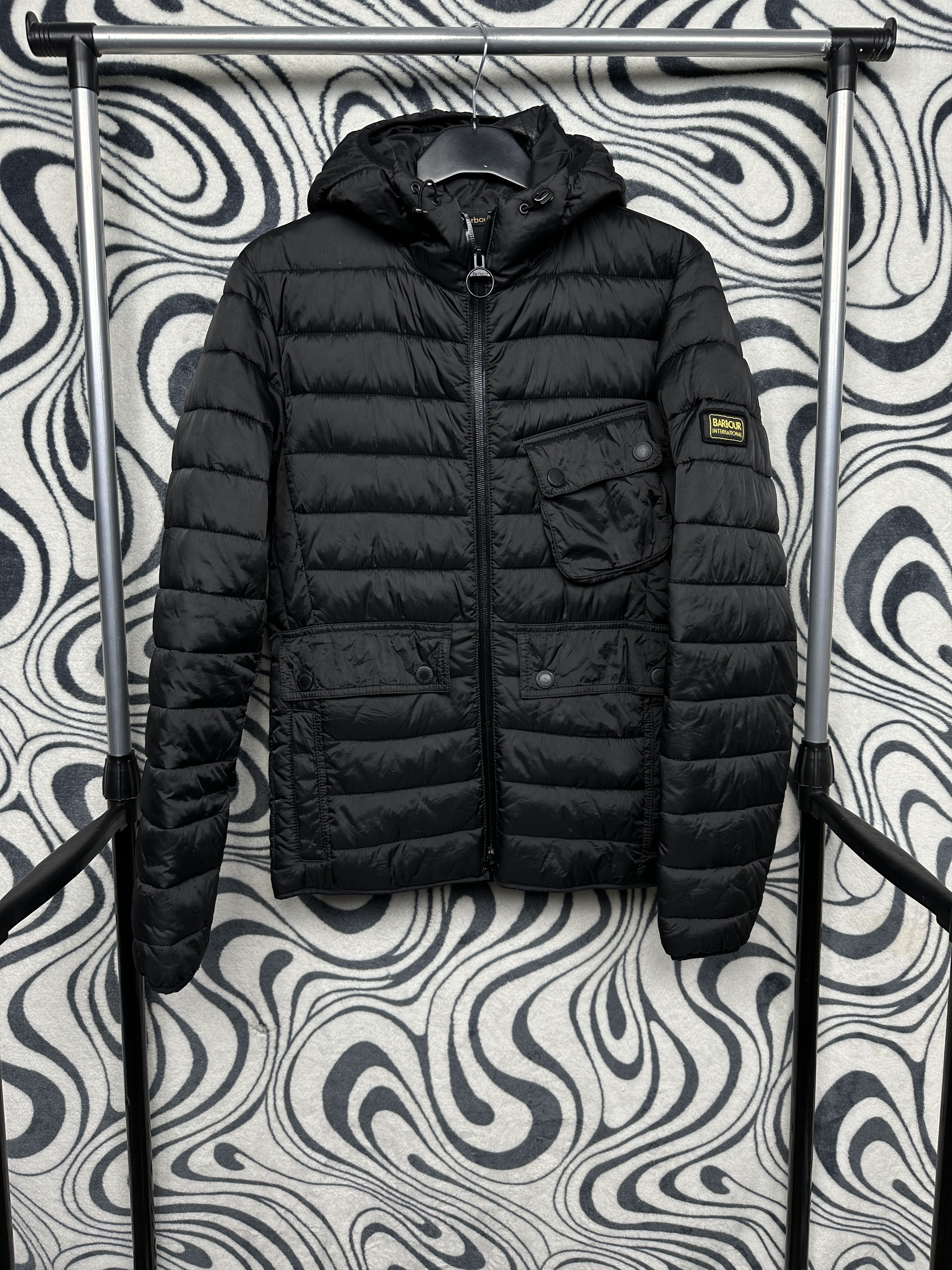 Barbour Barbour International Mens Ouston Hooded Quilted Jacket Size US S / EU 44-46 / 1 - 1 Thumbnail