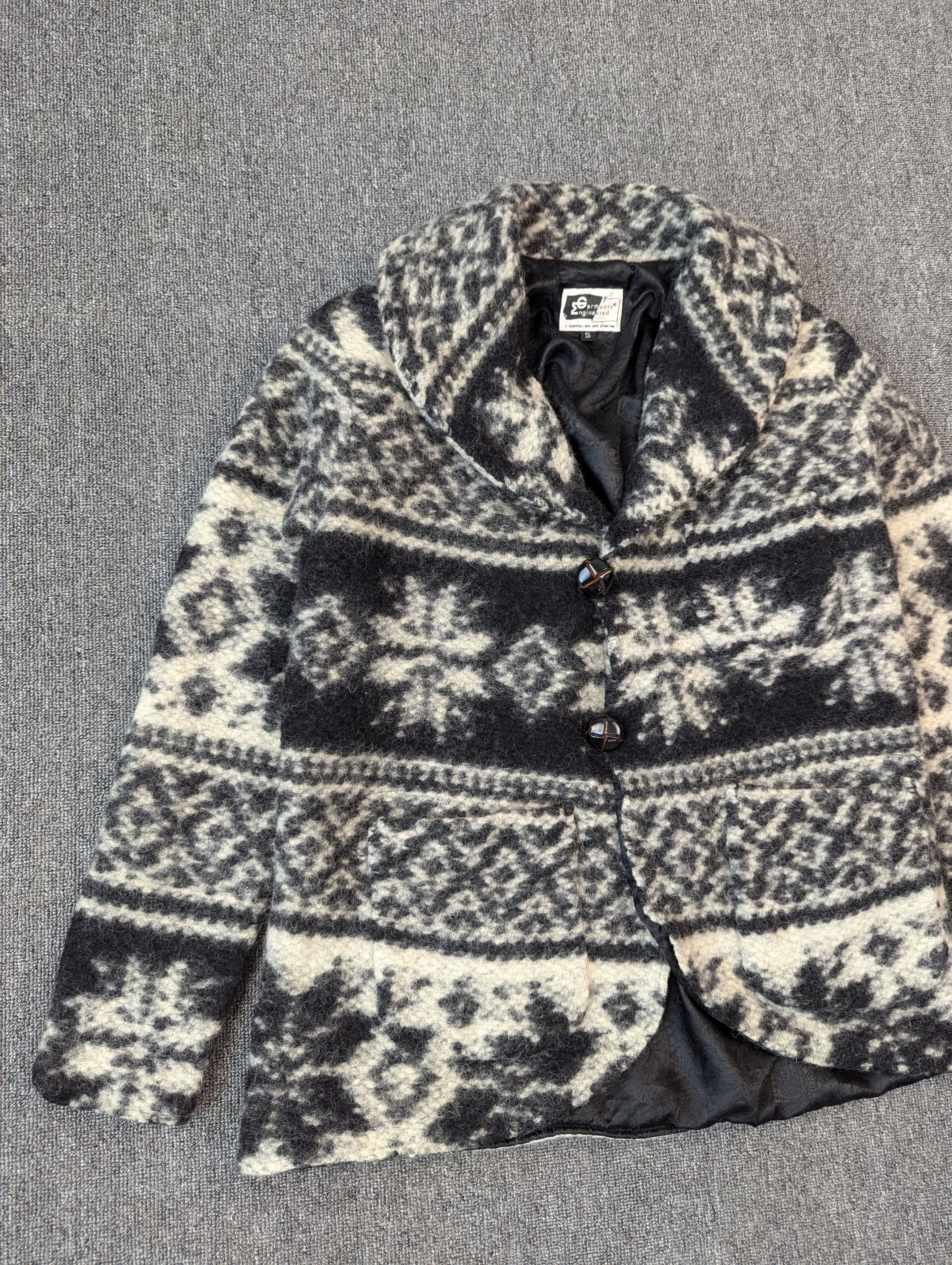 Engineered Garments Engineered Garments Wool Patterned Cardigan Jacket Size S Size US S / EU 44-46 / 1 - 3 Thumbnail