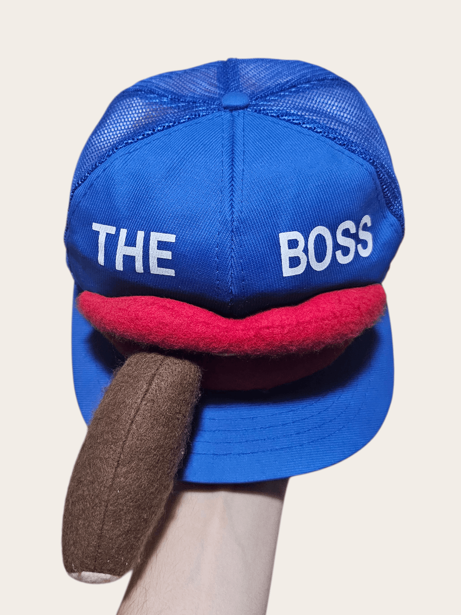 Vintage The Boss Cigar 90' Trucker Hat Size ONE SIZE - 4 Thumbnail