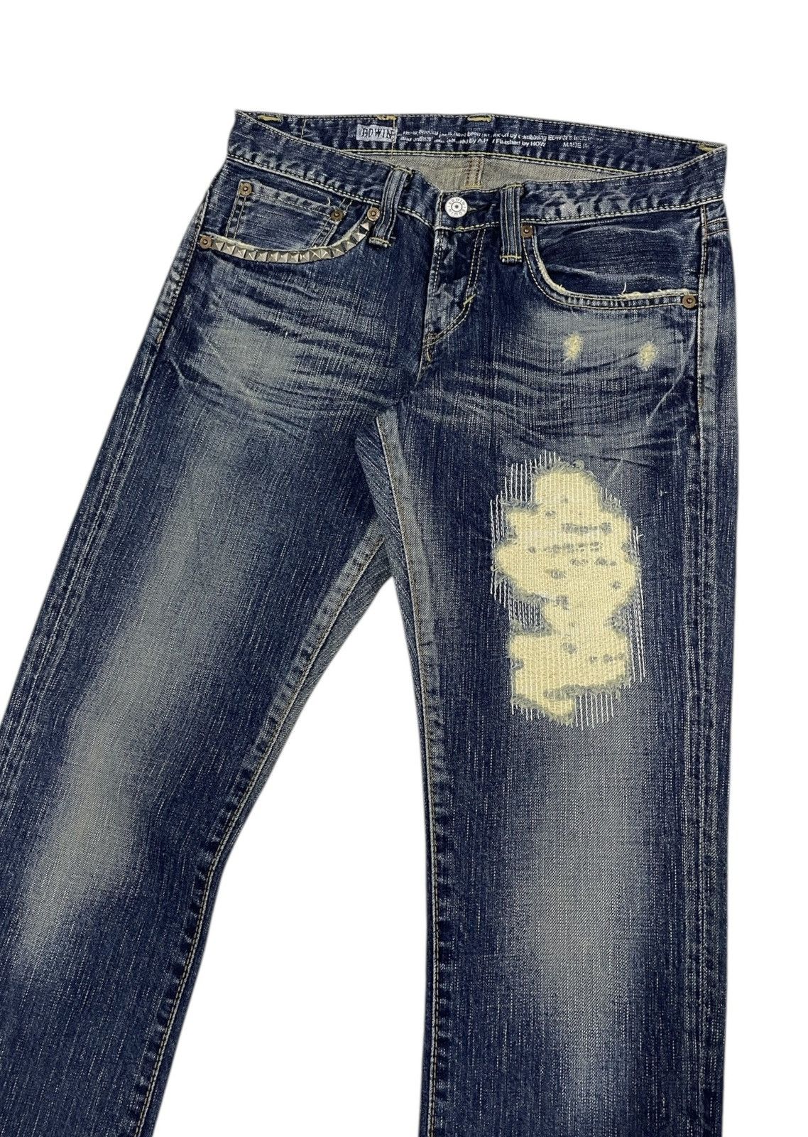Hysteric Glamour Edwin 503 Japan Studded Jeans Size US 30 / EU 46 - 1 Thumbnail