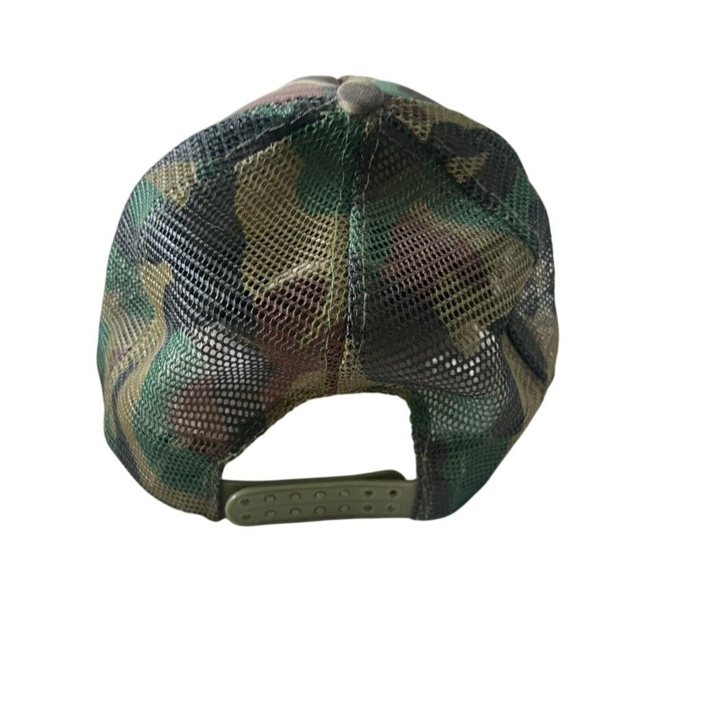 Vintage Vintage V-J Growers Supply Camouflage Trucker Hat Hunting Size ONE SIZE - 3 Thumbnail