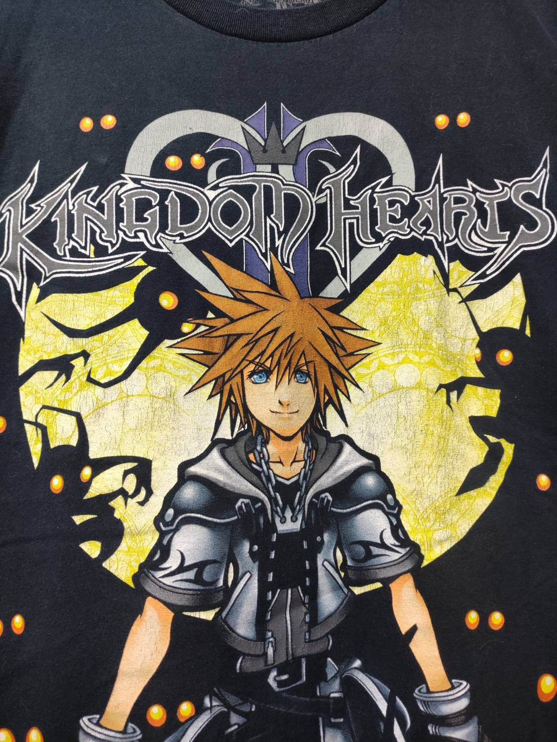 Playstation Kingdom Hearts Disney Game Promo Big Print T-Shirt Size US L / EU 52-54 / 3 - 3 Thumbnail