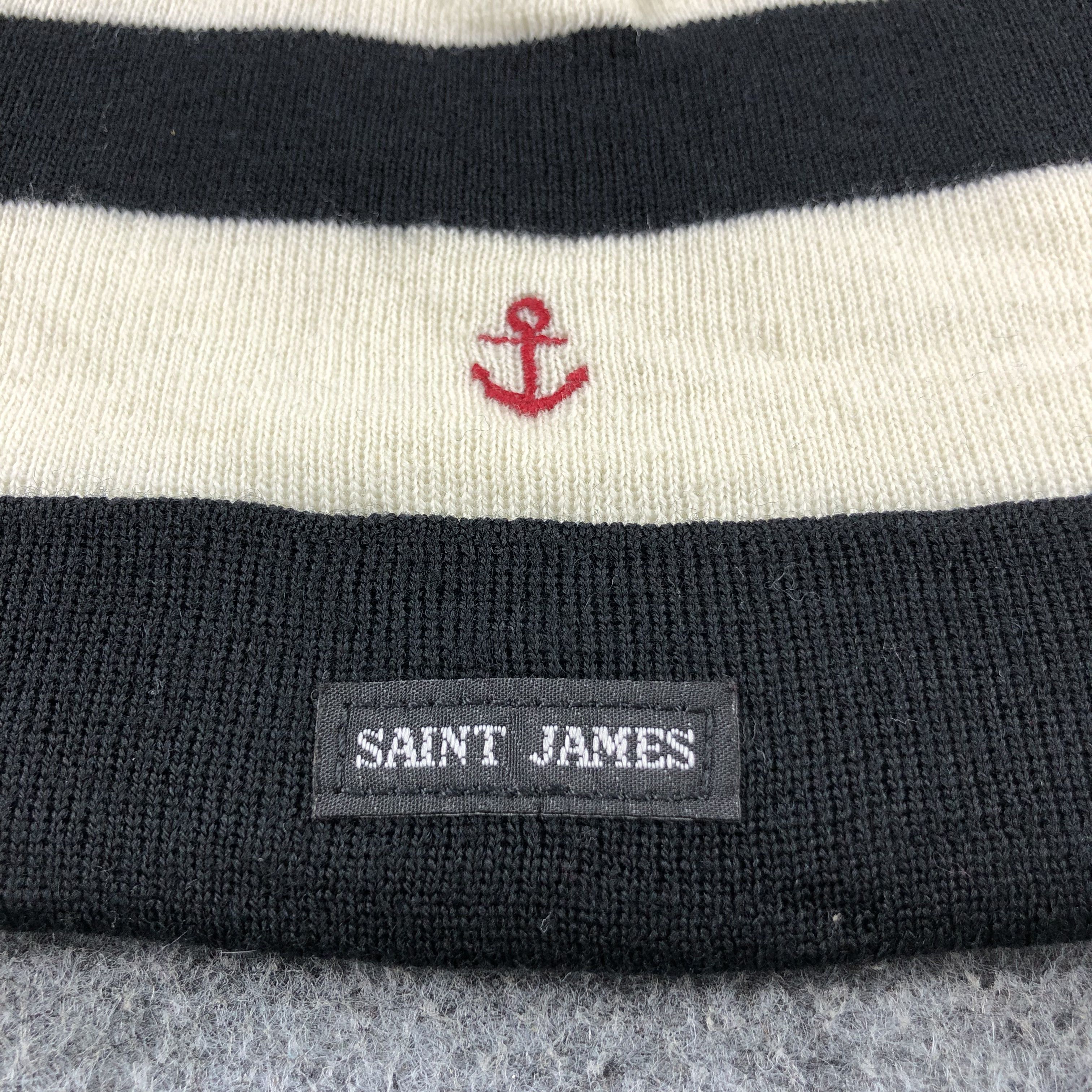 Saint James Saint James Stripes Wool Beanie Snowcap Snow Hat B319 Size ONE SIZE - 4 Thumbnail