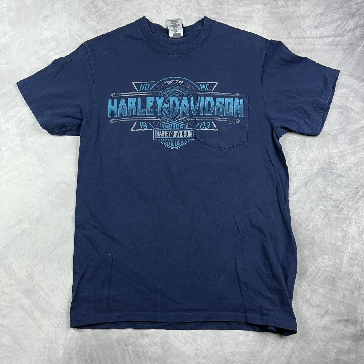 Designer Harley Davidson pocket tee Size US M / EU 48-50 / 2 - 1 Thumbnail