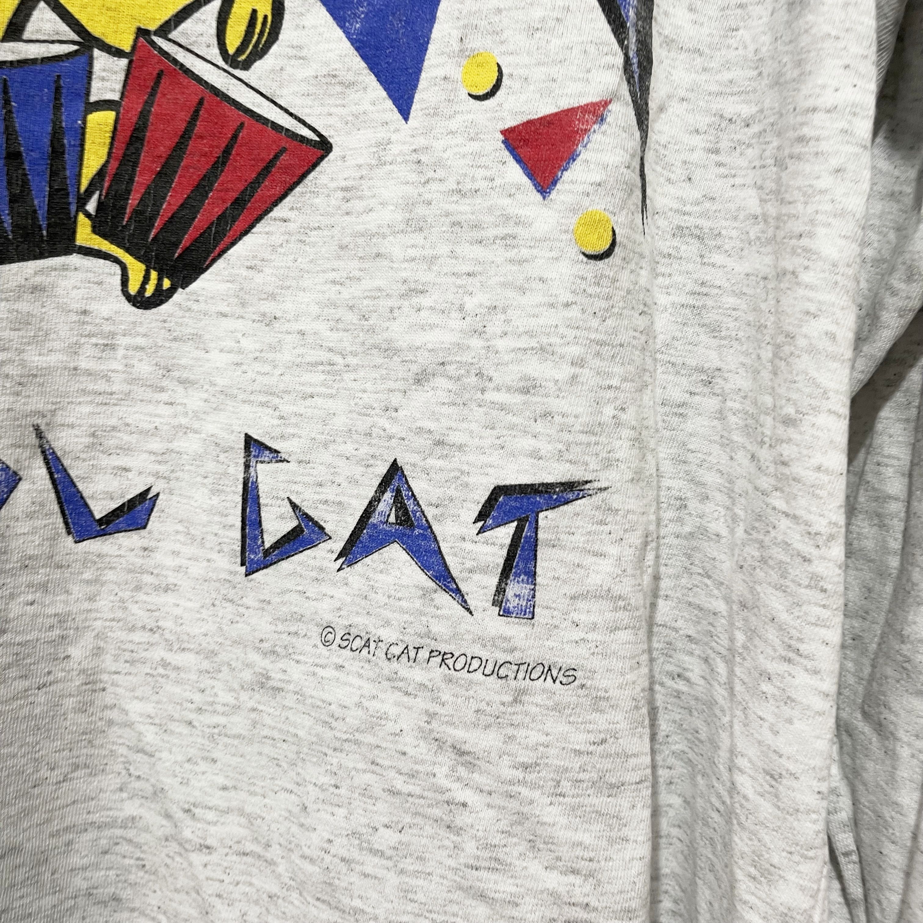 Vintage Vintage 90s Cool Cat Long Sleeve T-Shirt Size US L / EU 52-54 / 3 - 3 Thumbnail