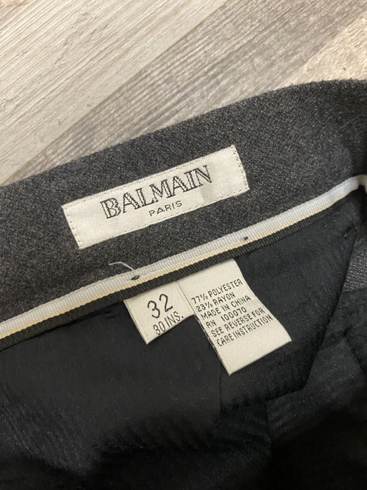 Balmain Vintage Balmain Dress Pants Italian Designer Size US 32 / EU 48 - 4 Thumbnail
