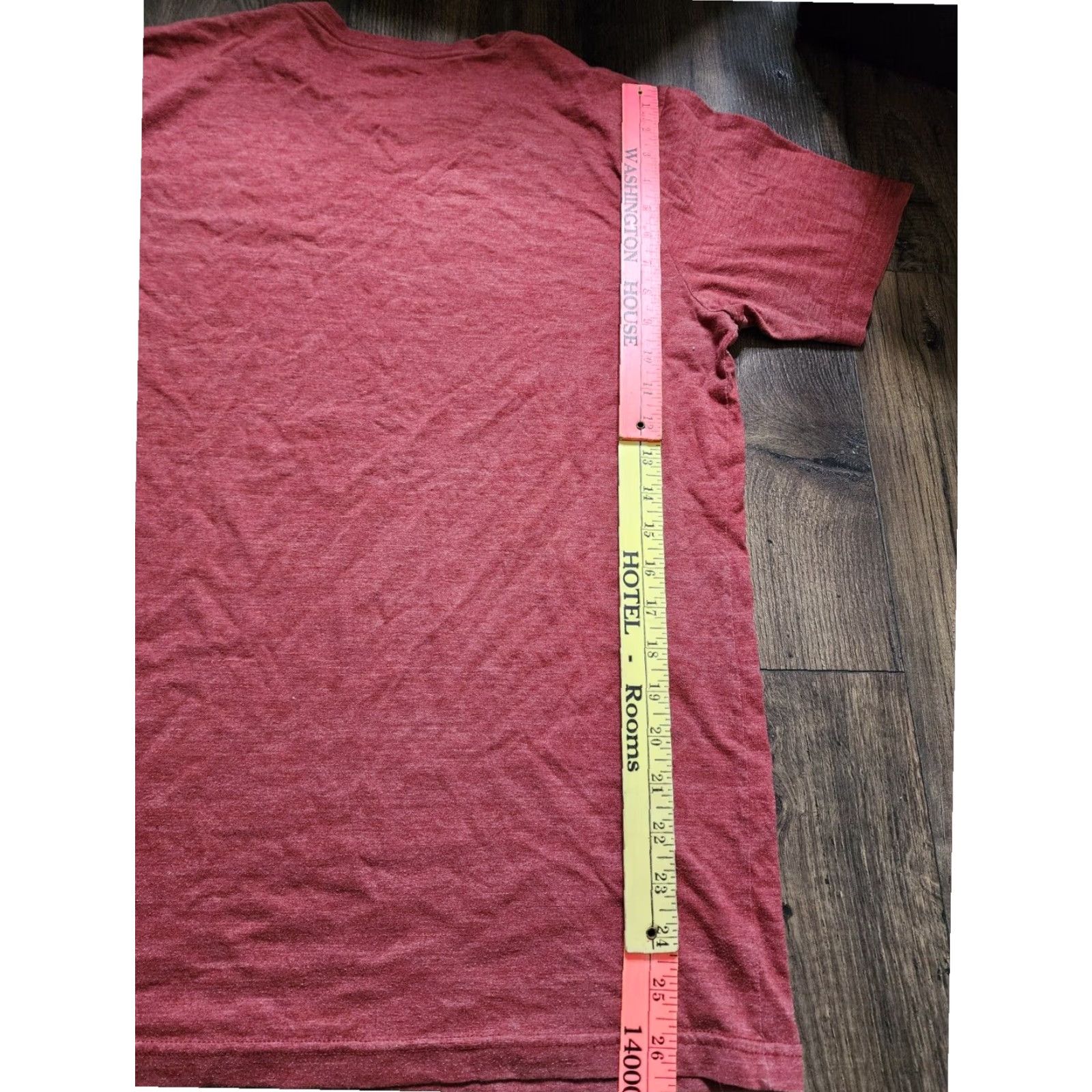 The North Face The North Face Mens Slim Fit Heathered Red T Shirt Short Sleeve Size US L / EU 52-54 / 3 - 2 Thumbnail