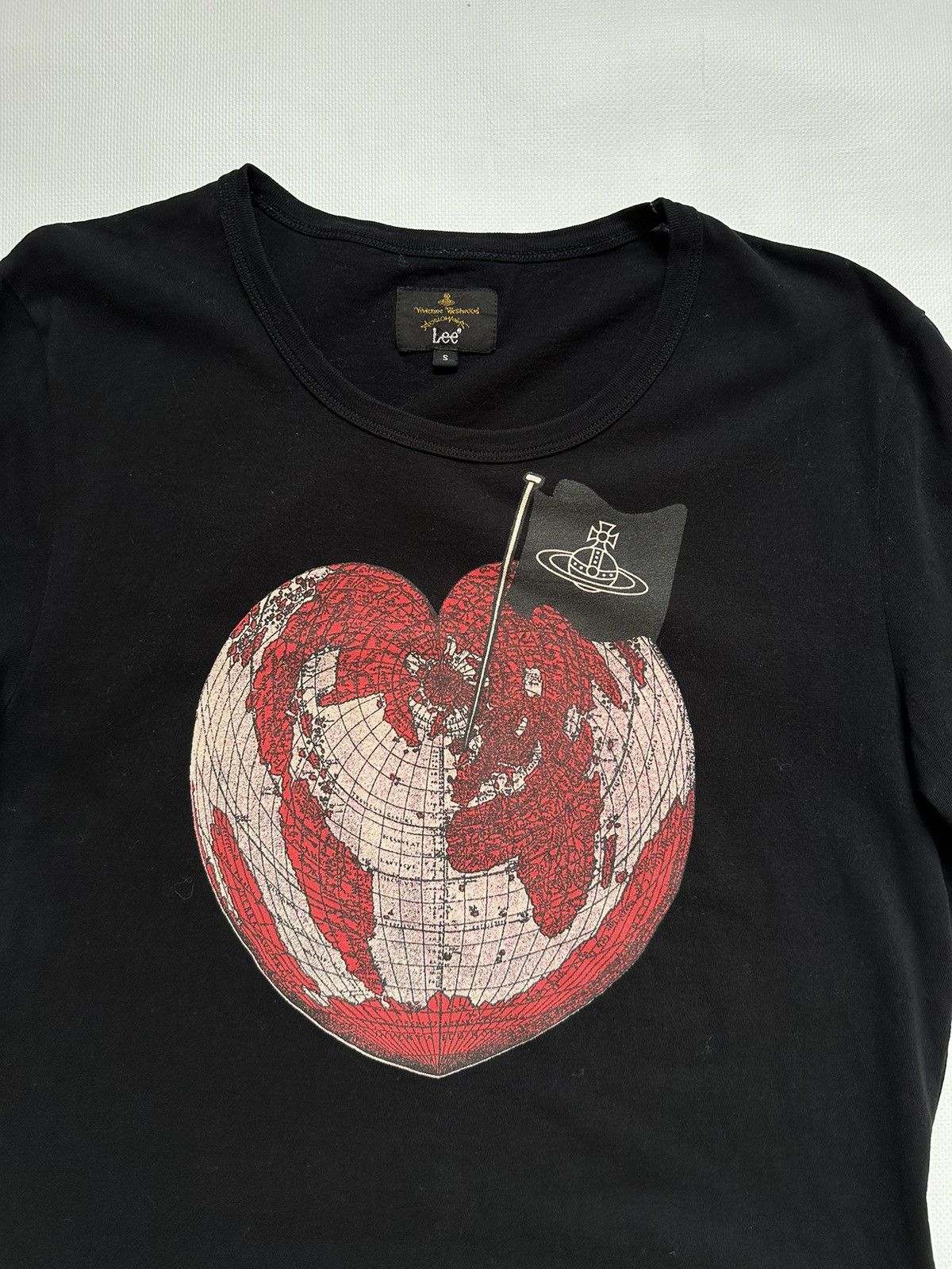 Lee × Vivienne Westwood Vivienne Westwood Lee world heart print t-shirt vintage Size US S / EU 44-46 / 1 - 3 Thumbnail