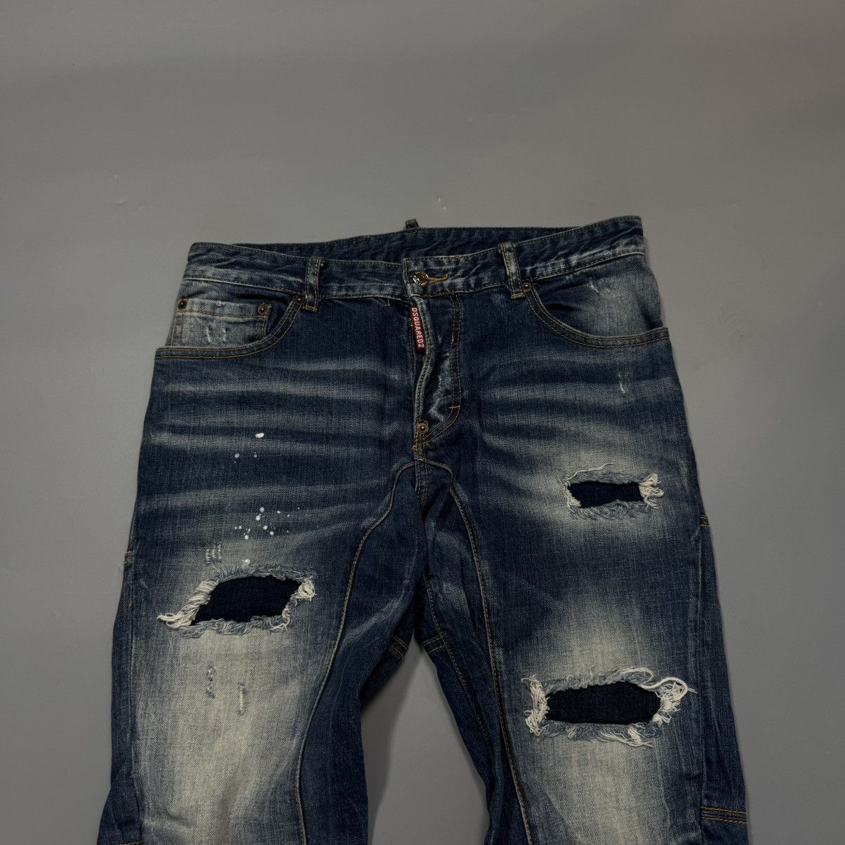 Dsquared2 Vintage Dsquared2 Avant Garde Pocket Jeans Size US 32 / EU 48 - 6 Thumbnail