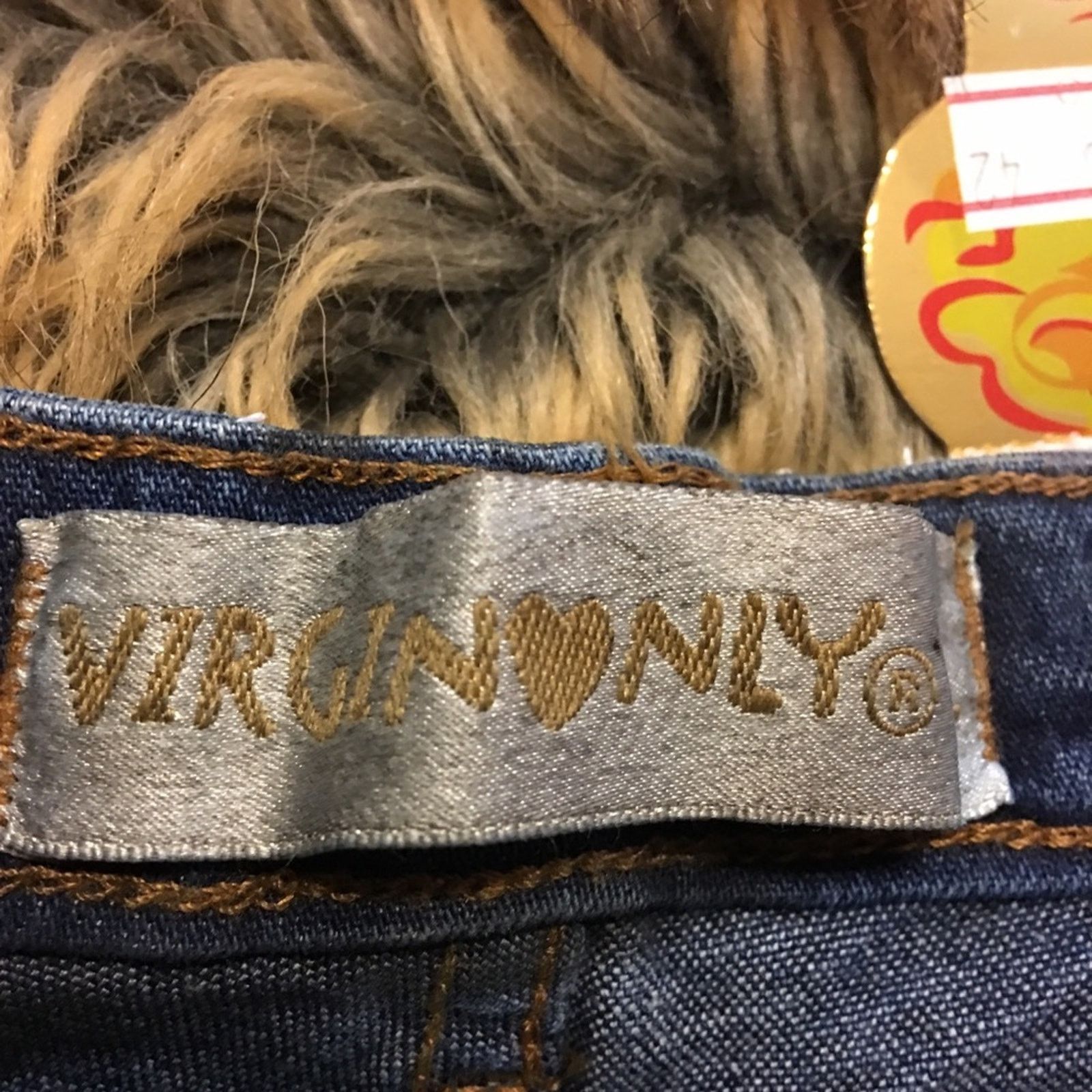 Other Virgin Only stretch print/sequin jeans NWT Size 34" / US 12 / IT 48 - 5 Thumbnail