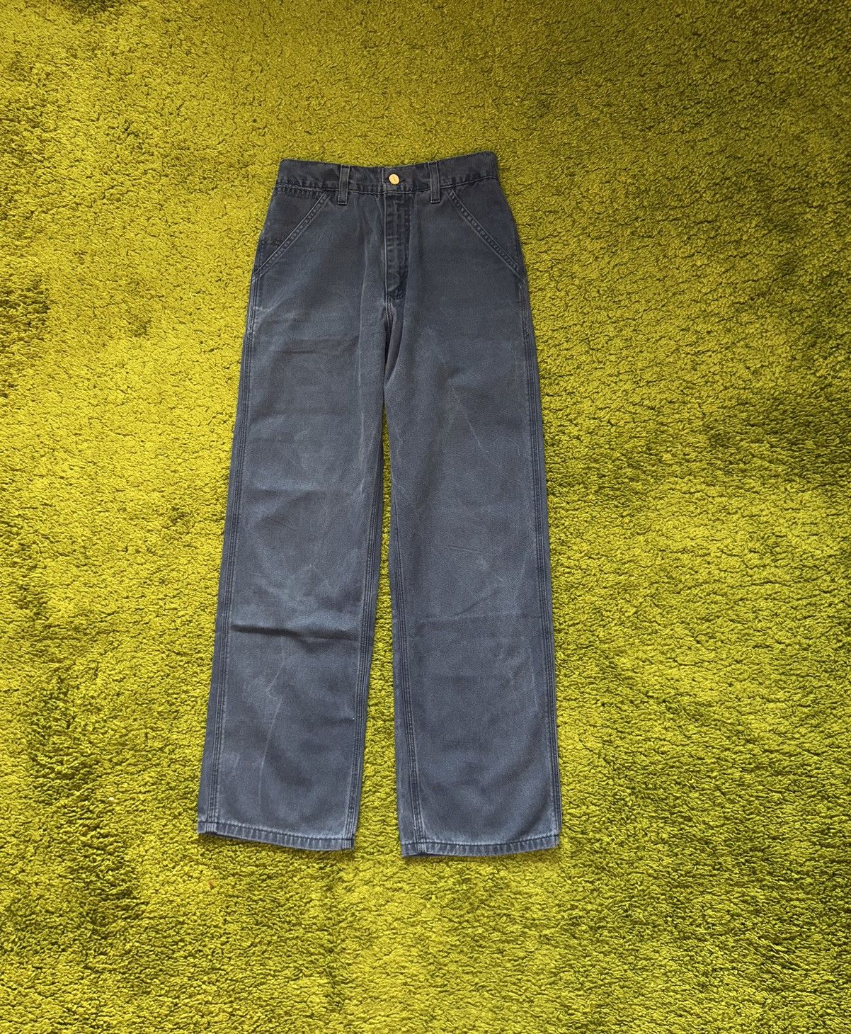 Carhartt × Carhartt Wip × Vintage Carhartt WIP 1990s vtg made in USA wide leg canvas pants Size US 29 - 2 Thumbnail