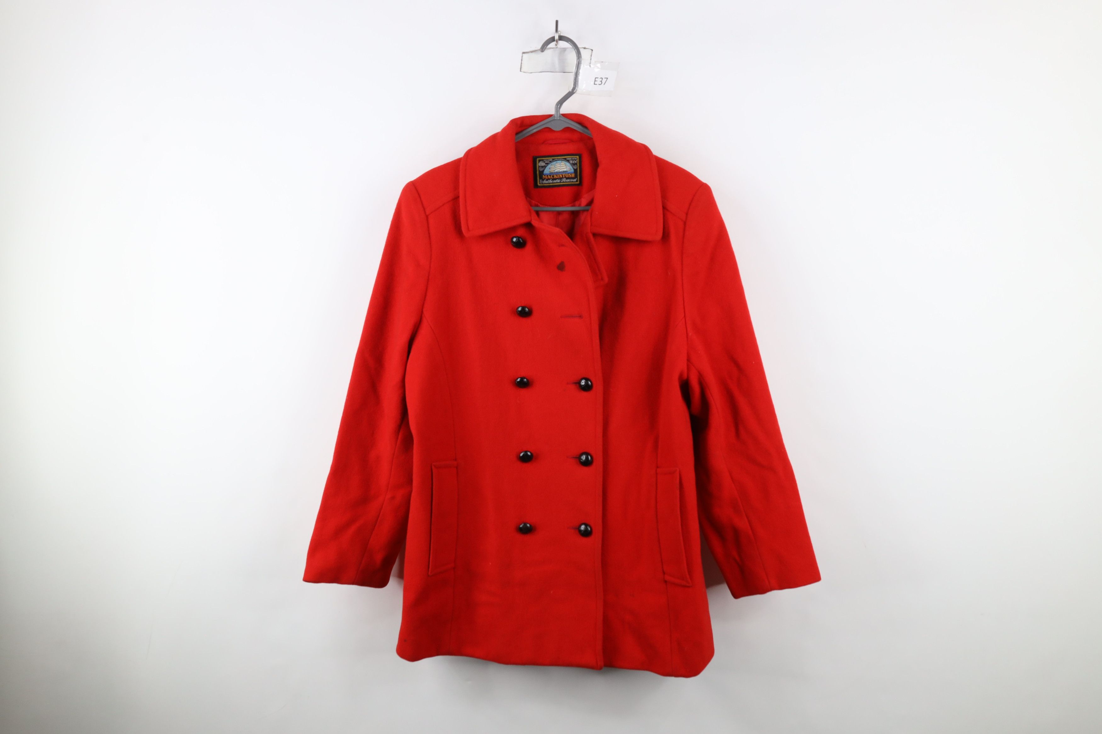Vintage Vintage 90s Streetwear Breasted Wool Military Jacket USA Size L / US 10 / IT 46 - 1 Thumbnail