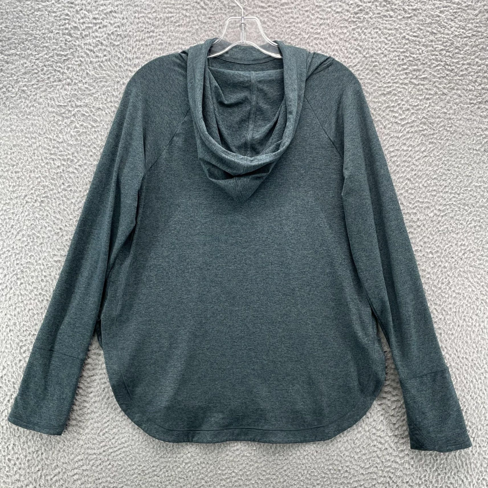 Athleta Athleta Hoodie Women Small Heather Green Thumbhole Sportswear Athleisure Yoga Shirt Size S / US 4 / IT 40 - 4 Thumbnail