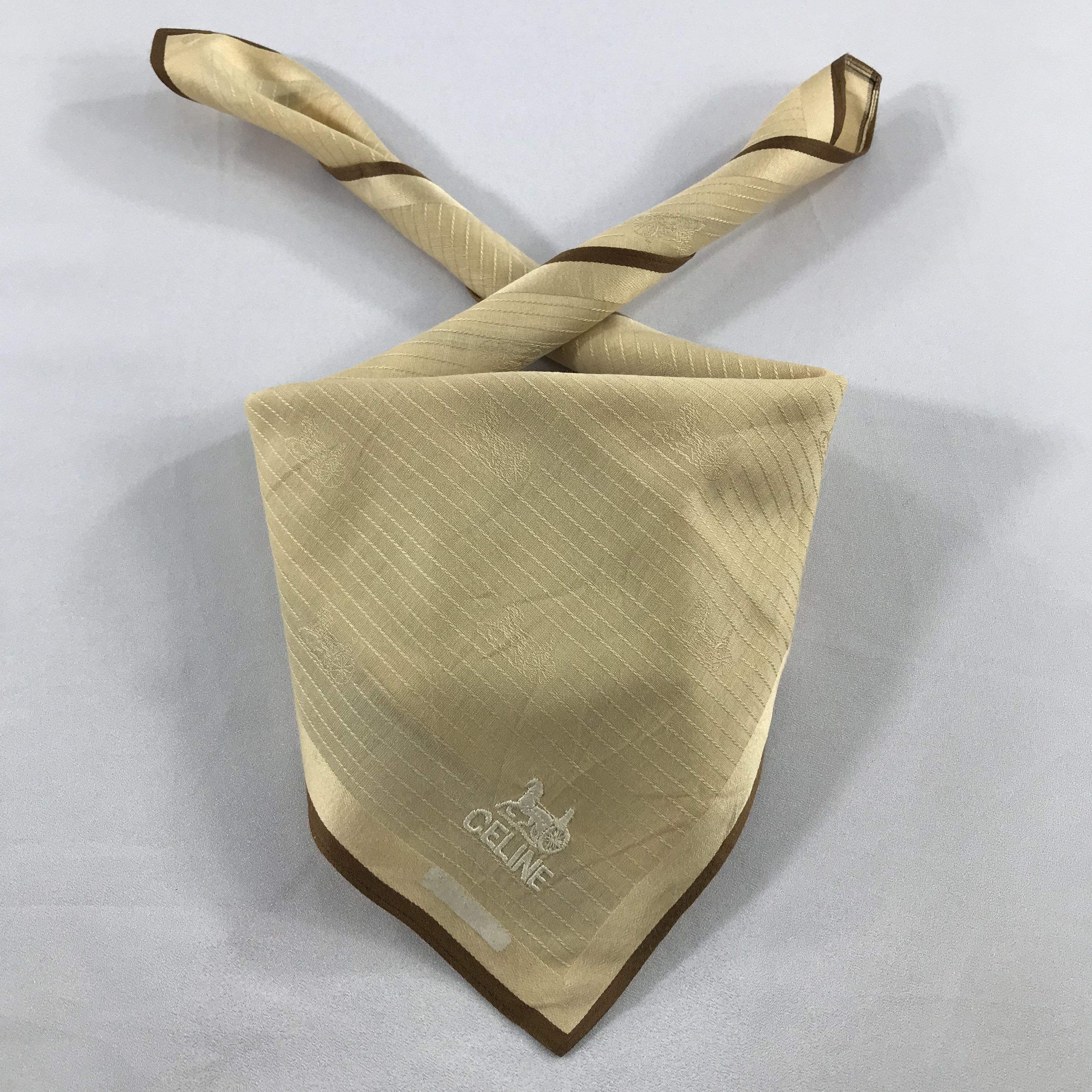 Celine × Vintage Celine Bandana / Handkerchief / Neckerchief - S2480 Size ONE SIZE - 3 Thumbnail