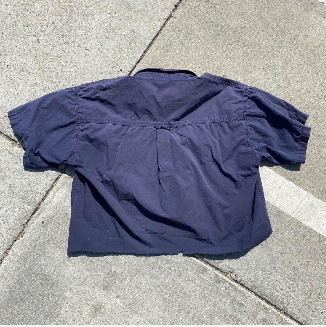 Chaps × Vintage Blue cropped chaps polo button up Size US L / EU 52-54 / 3 - 2 Thumbnail