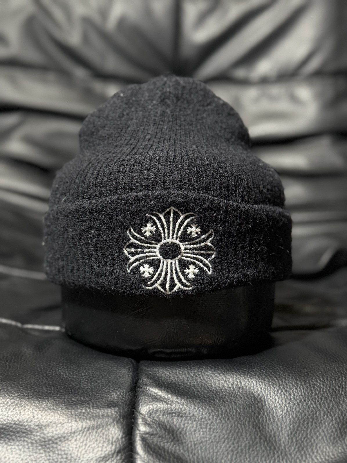 Chrome Hearts Chrome hearts horseshoe ch plus logo wool beanie