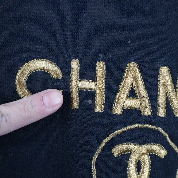 Fruit Of The Loom Vintage 90s Streetwear Boot Chanel Paris Sweatshirt Size XL / US 12-14 / IT 48-50 - 5 Thumbnail